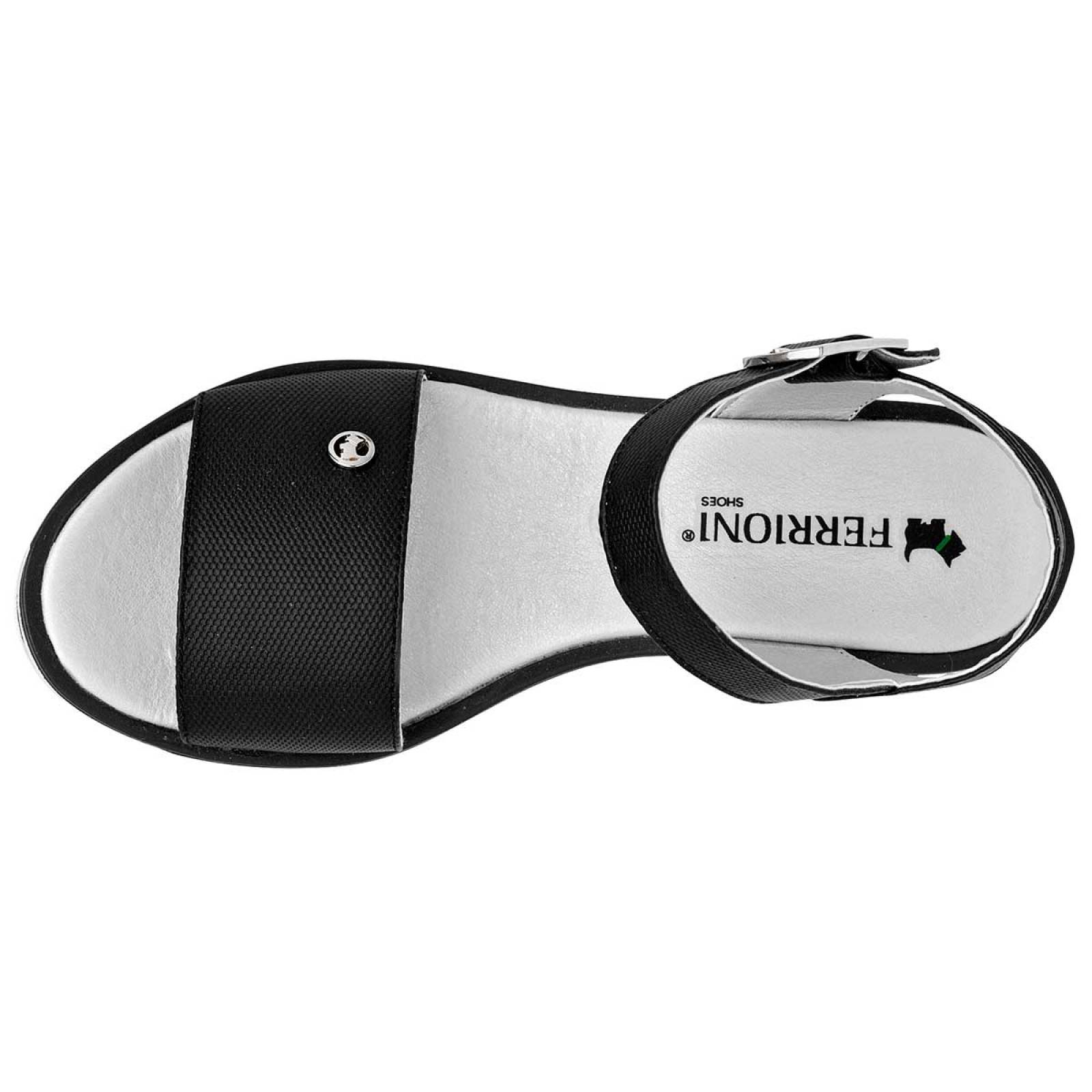 SANDALIA de Ferrioni Para Mujer en Negro M0900103 T4