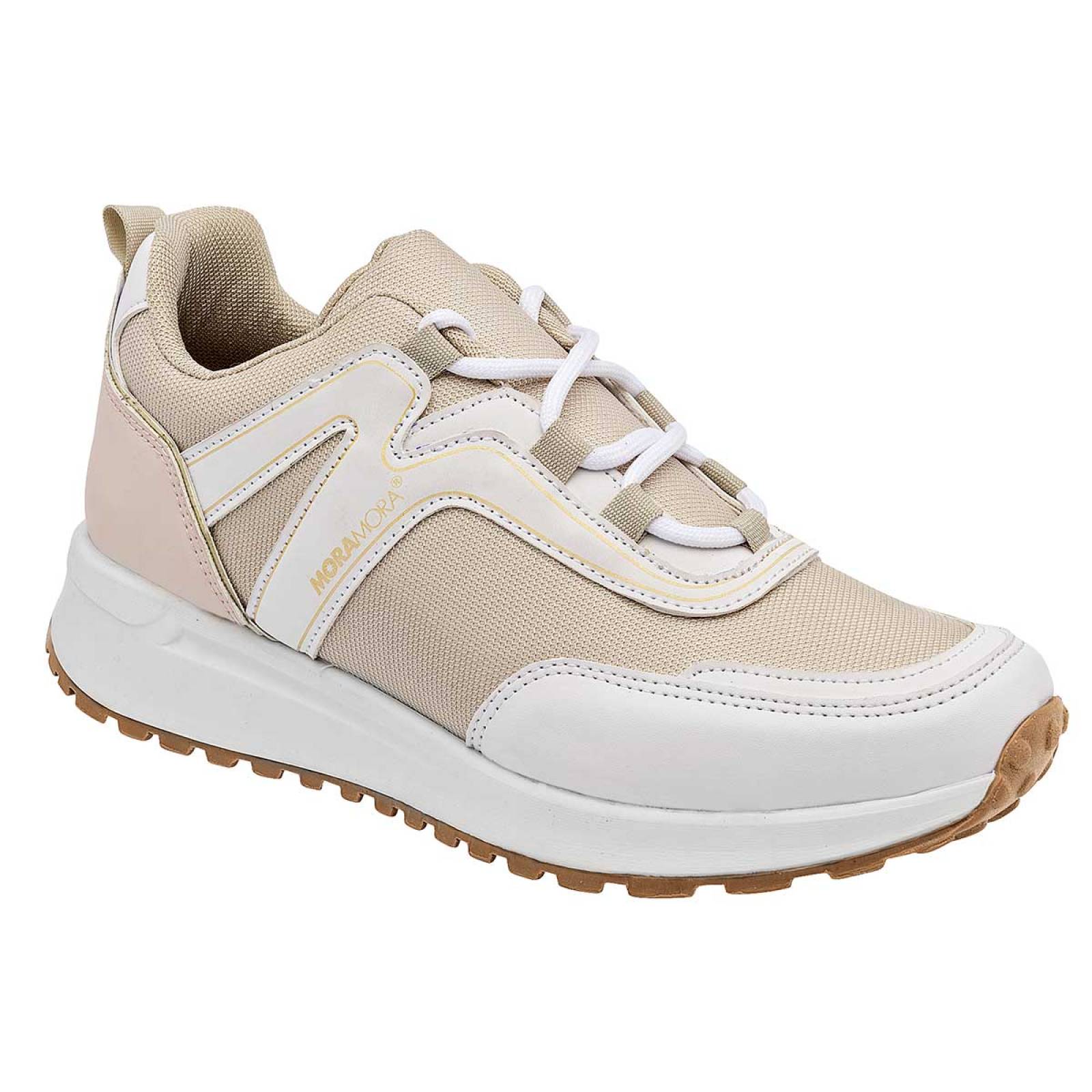 TENIS de Moramora Para Mujer en Beige 1075068 T4