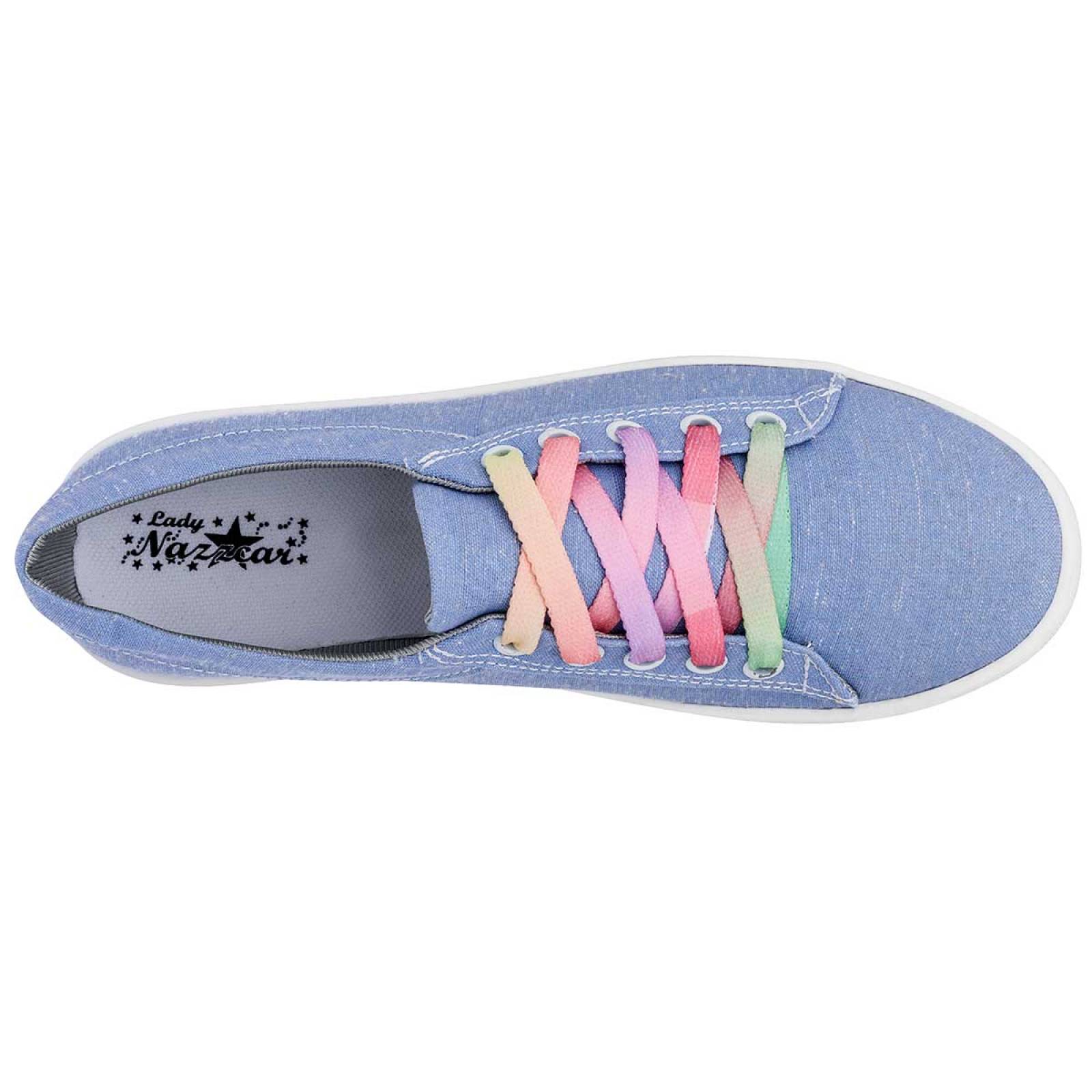 TENIS de Nazzcar Para Mujer en Azul 7305 T4