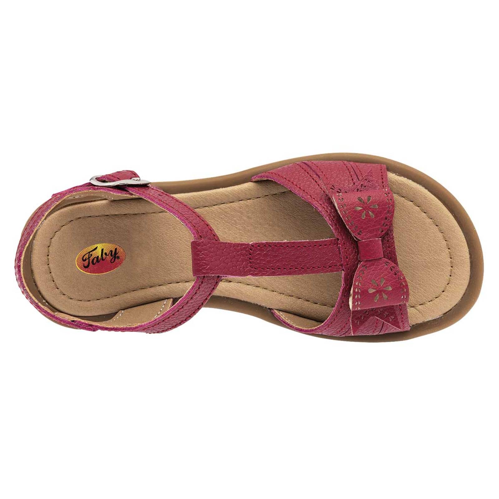 SANDALIA de Faby Para Niña en Rojo 8260 T4