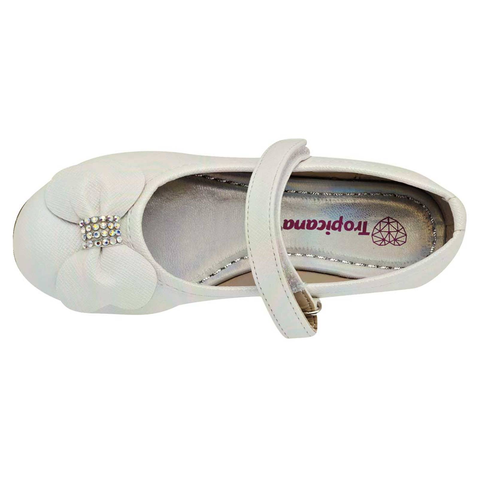 ZAPATO PARA GRADUACION de Tropicana Para Niña en Blanco 22139 T4