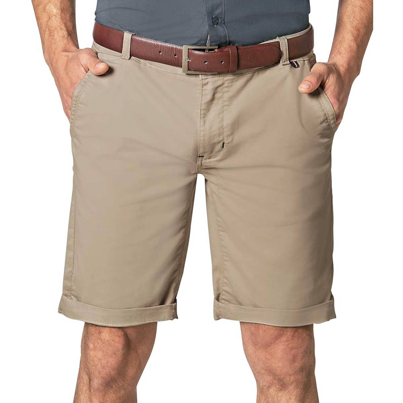 SHORT de JGL Para Hombre Beige 1950V3 T4