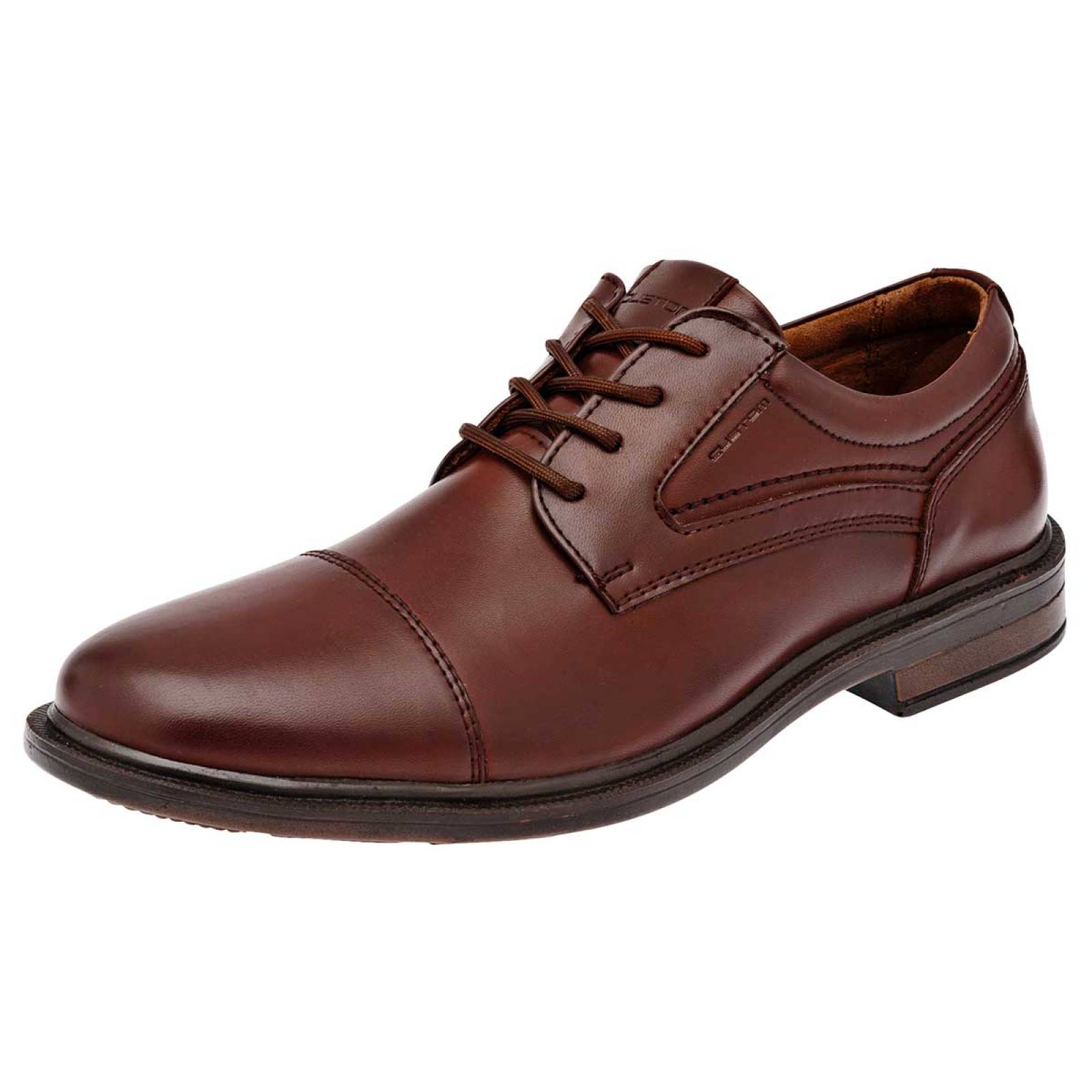 Zapatos de vestir 2025 cafes para hombre