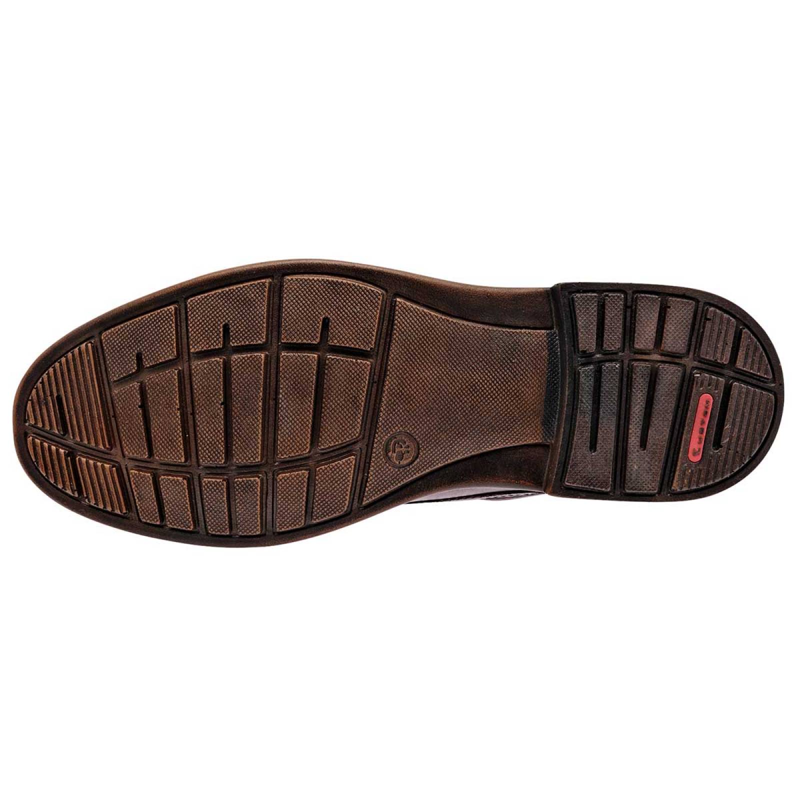 ZAPATO VESTIR de Negro total Para Hombre Cafe 3651 T5