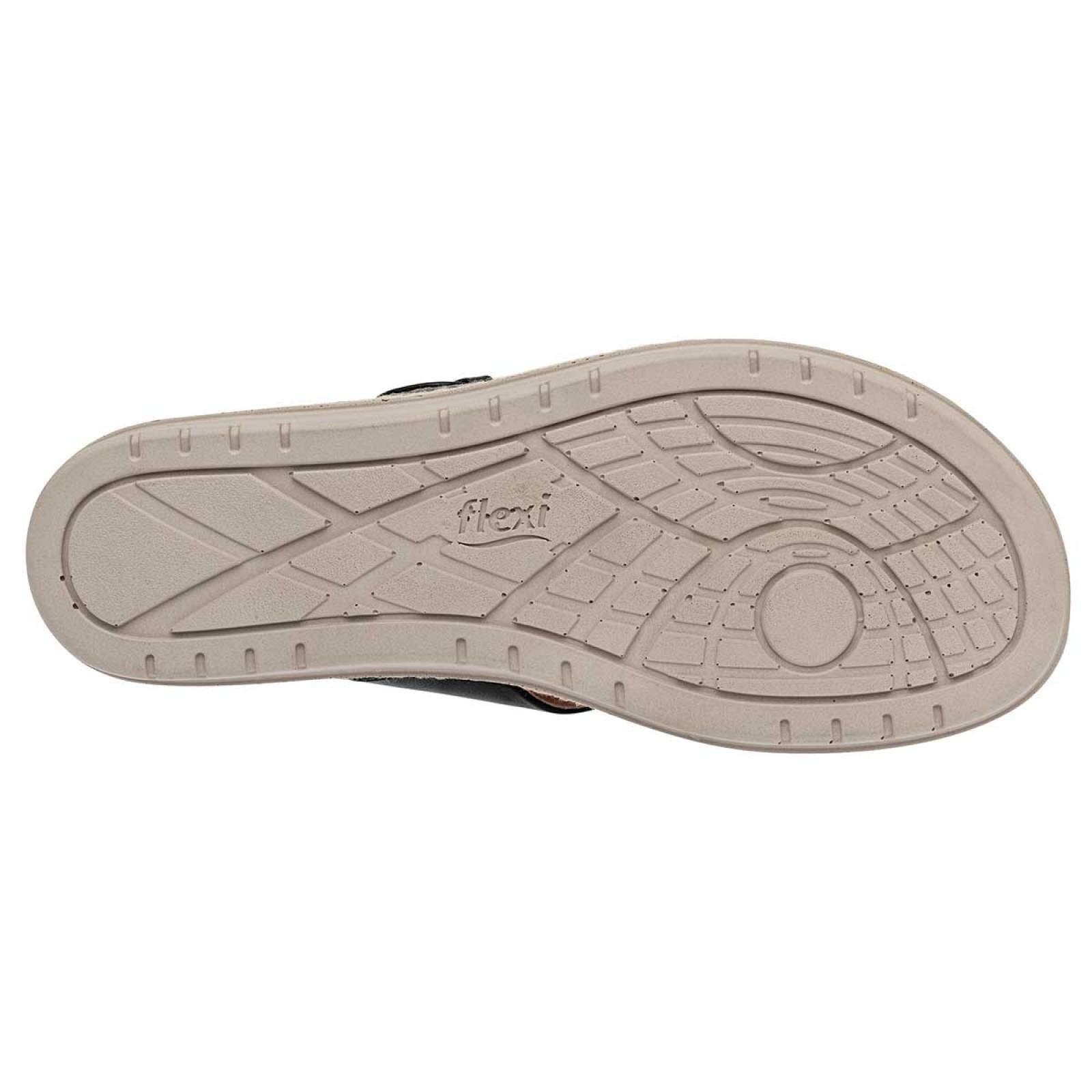 SANDALIA PATA DE GALLO de Flexi Para Mujer en Negro 100221 T6