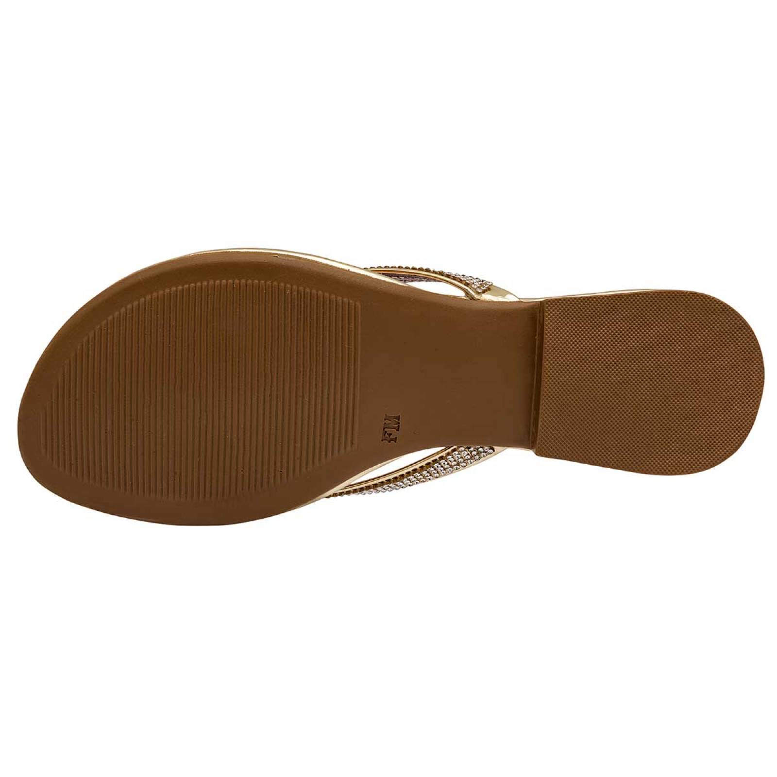 SANDALIA PATA DE GALLO de SEXY GRILS Para Mujer en Oro 1508 T6