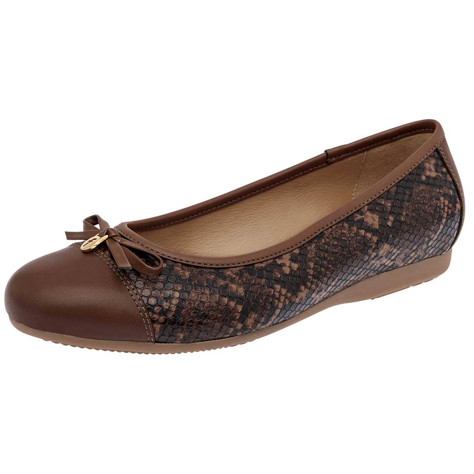 FLATS CON MOÑO de Flexi Para Mujer en Cafe 116310 T6
