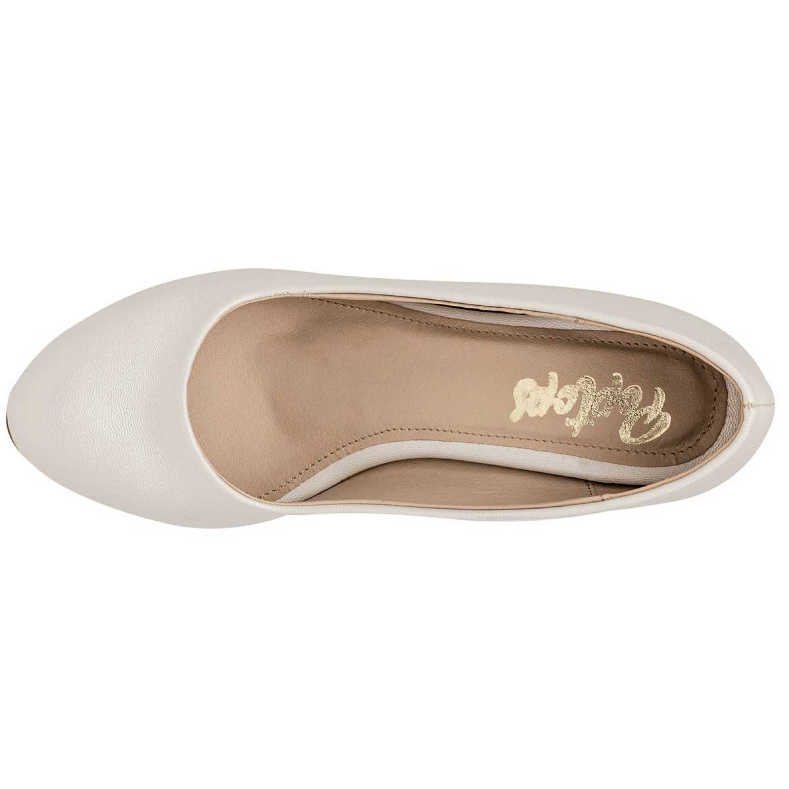 ZAPATILLA CERRADA de Poptops Para Mujer en Blanco 2551 T6