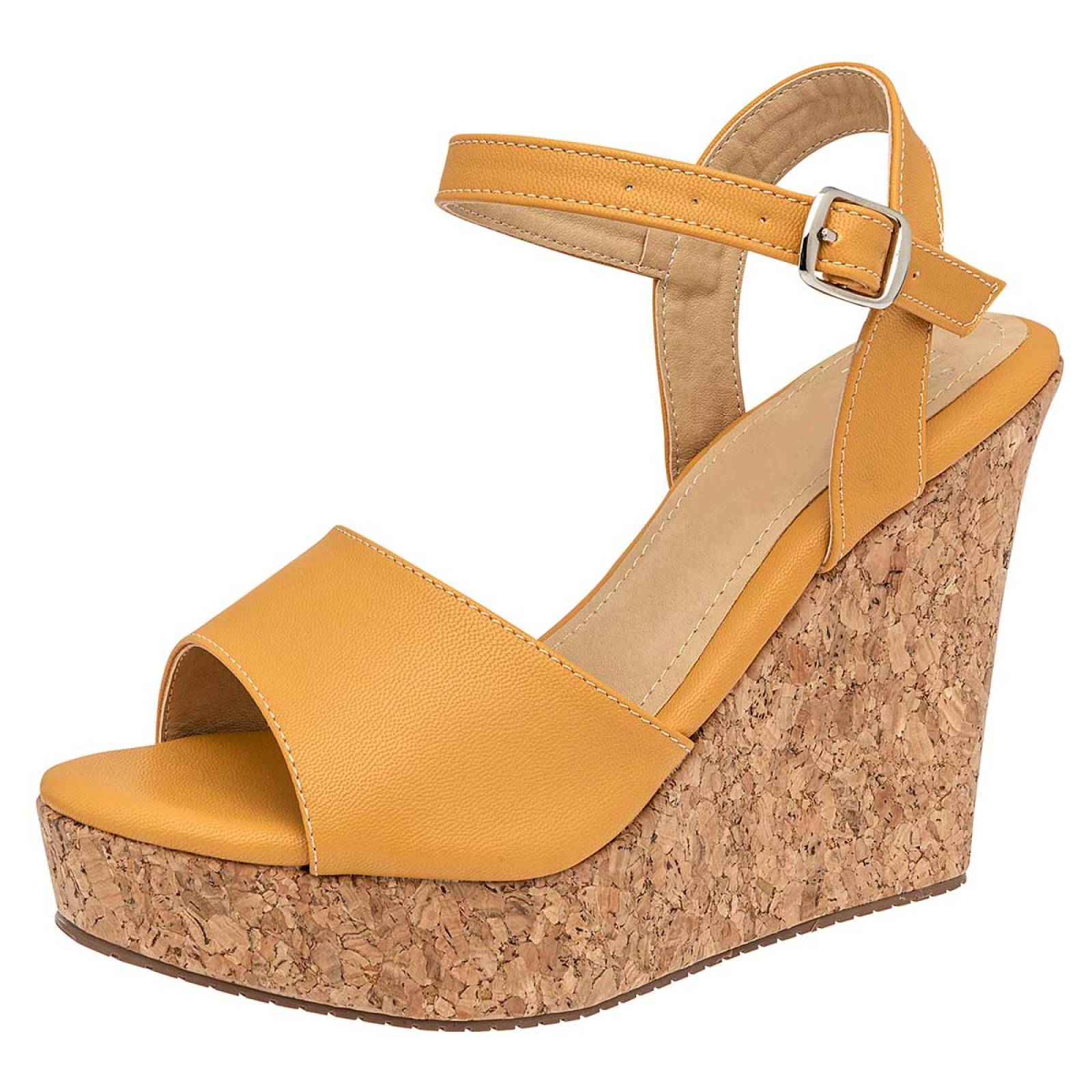 PLATAFORMA CON PULSERA de First avenue Para Mujer en Amarillo 5207 T6