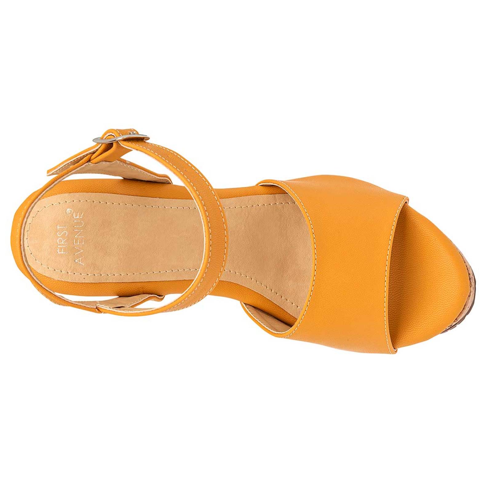 PLATAFORMA CON PULSERA de First avenue Para Mujer en Amarillo 5207 T6