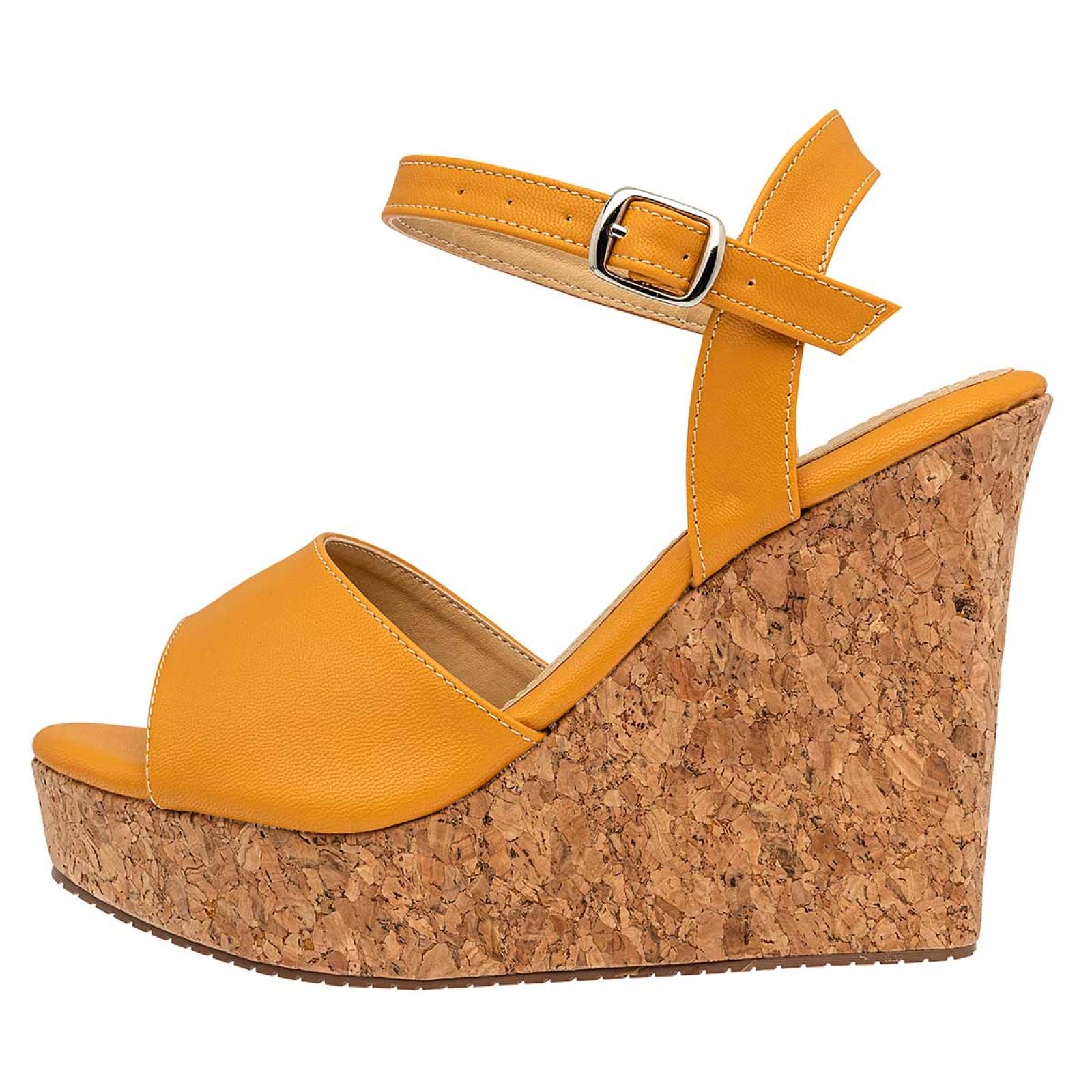 PLATAFORMA CON PULSERA de First avenue Para Mujer en Amarillo 5207 T6