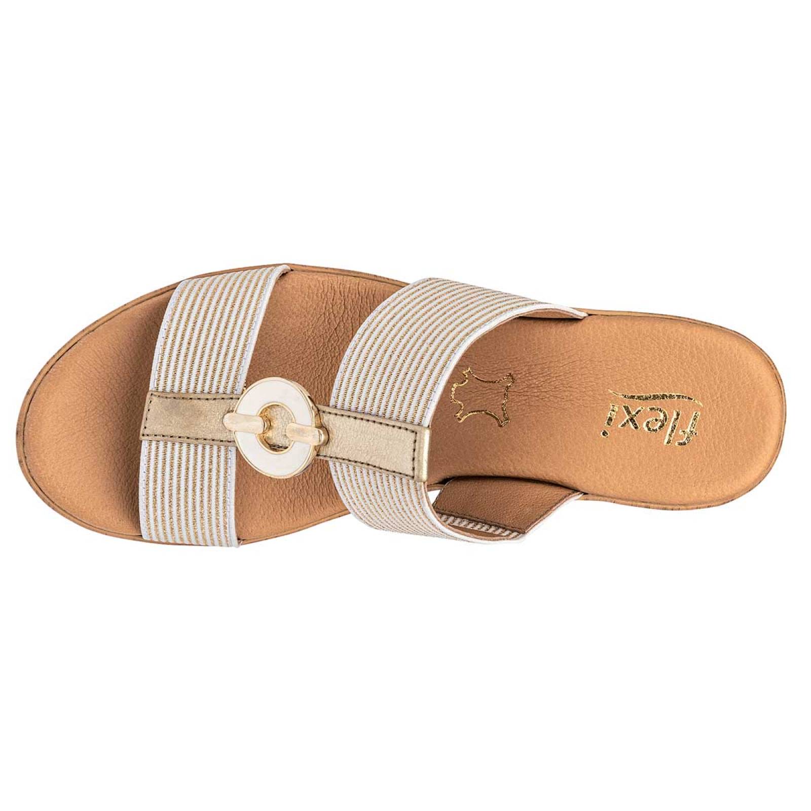 PLATAFORMA ZUECA de Flexi Para Mujer en Blanco 113313 T6