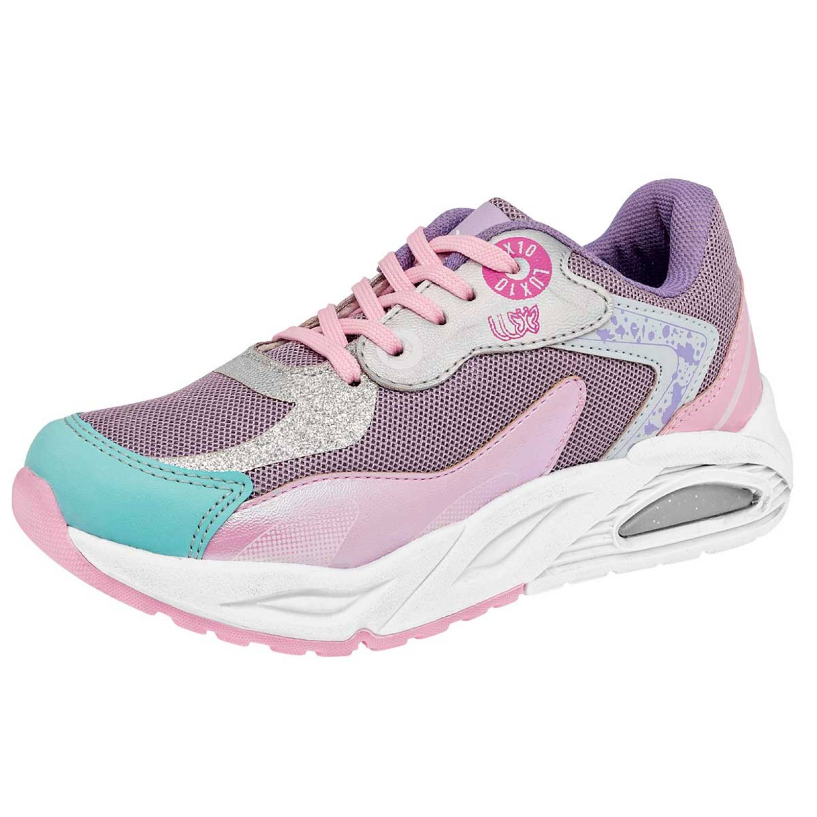 TENIS CHUNKY de Lux-10 Para Niña en Lila 269 T6