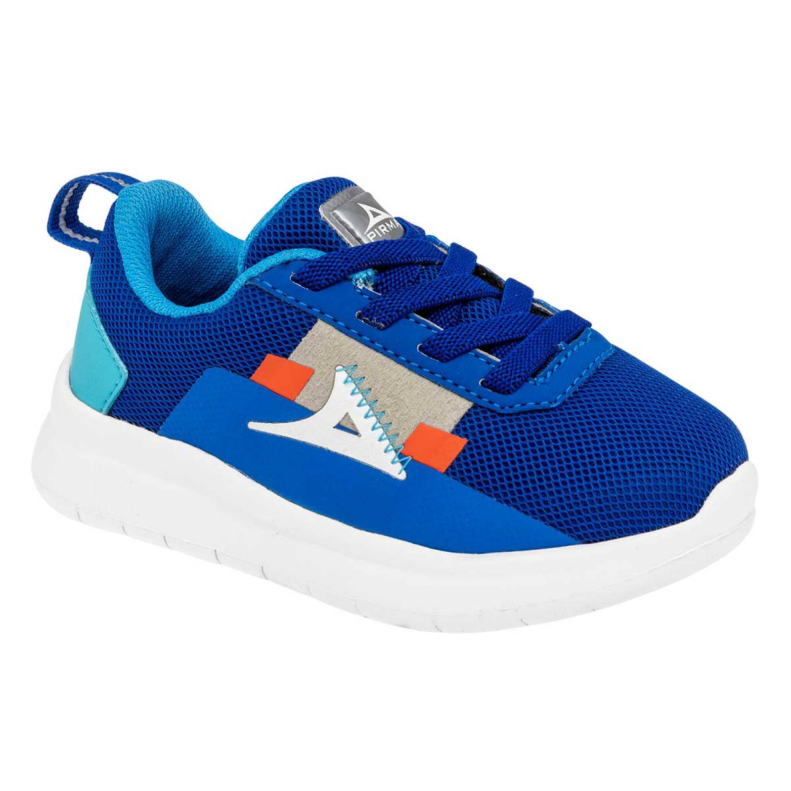 TENIS CASUAL de Pirma Para Niño en Azul 8512 T6