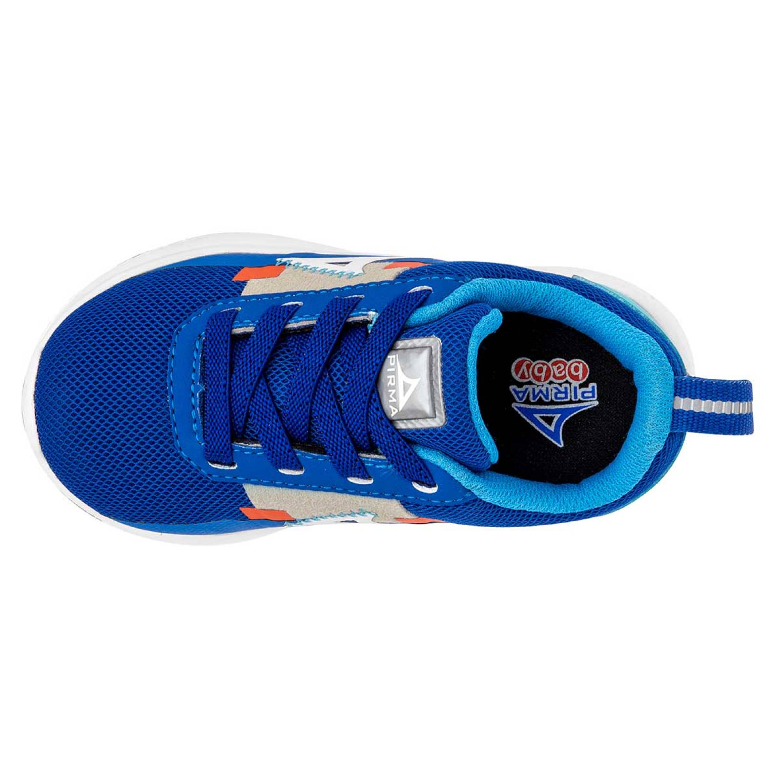 TENIS CASUAL de Pirma Para Niño en Azul 8512 T6