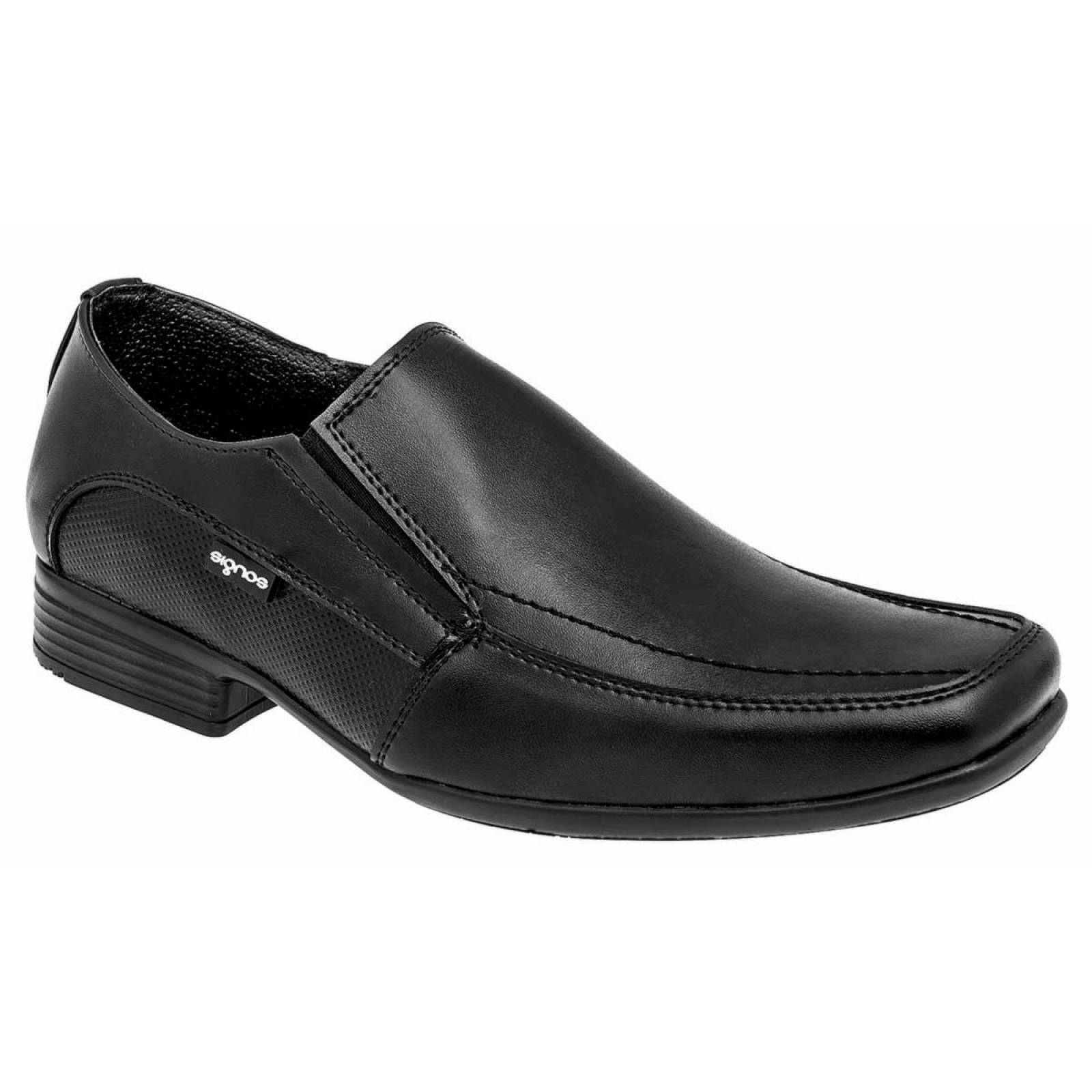 MOCASIN DE VESTIR de Signos Para Joven en Negro 6021 T6