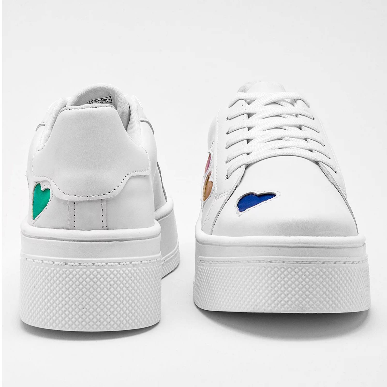 TENIS ESCOLAR de Been class Para Mujer Blanco 17300 T7