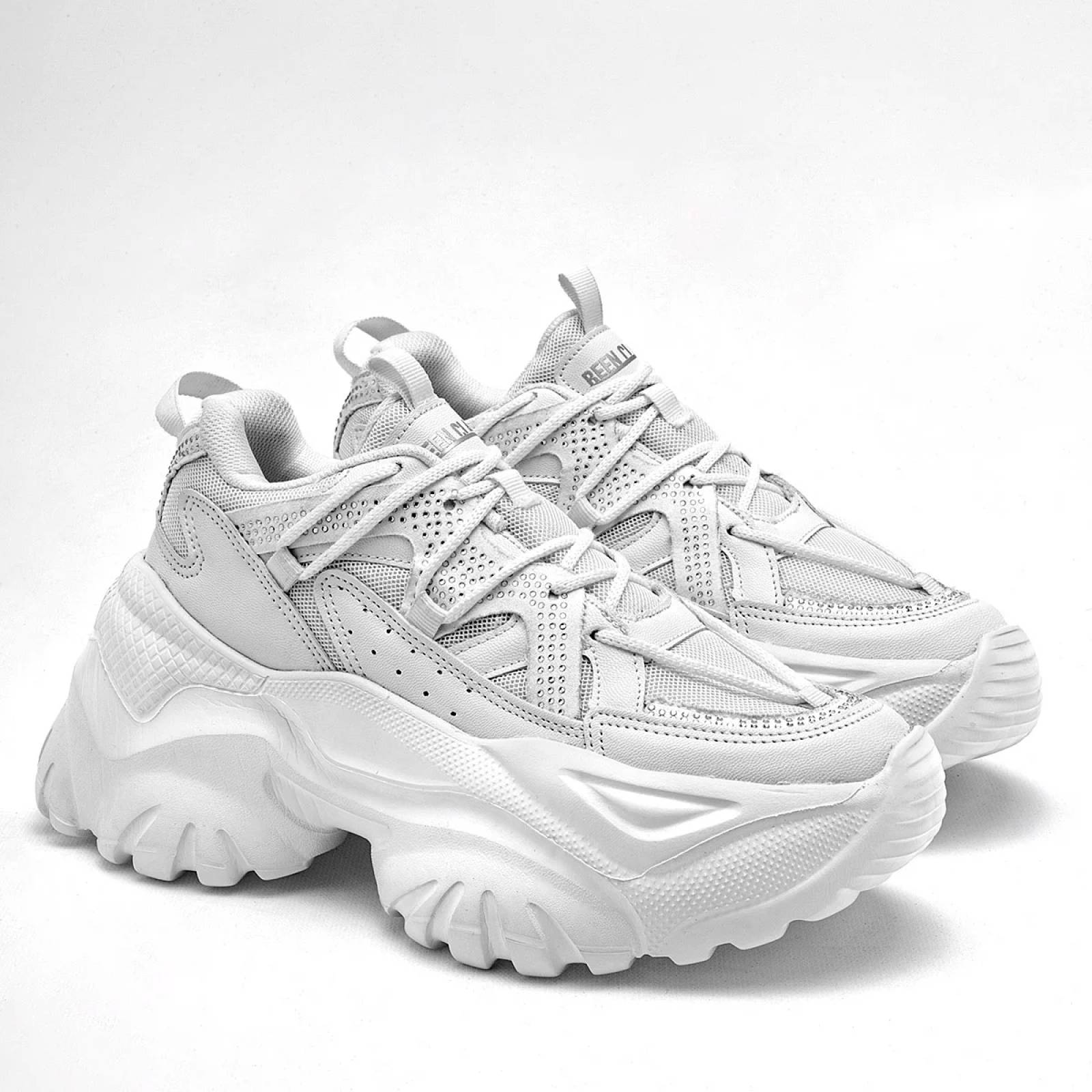 TENIS ESCOLAR CHUNKY de Been class Para Mujer Blanco 17675 T7