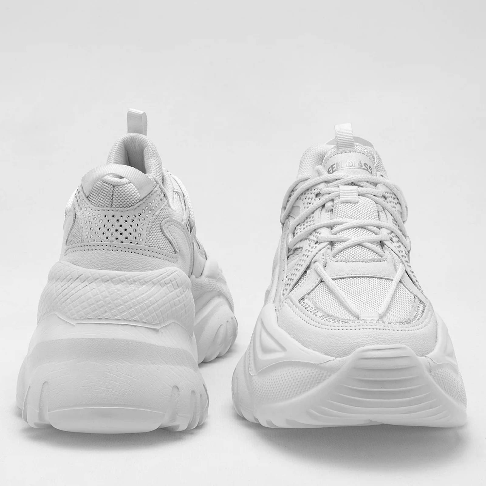 TENIS ESCOLAR CHUNKY de Been class Para Mujer Blanco 17675 T7