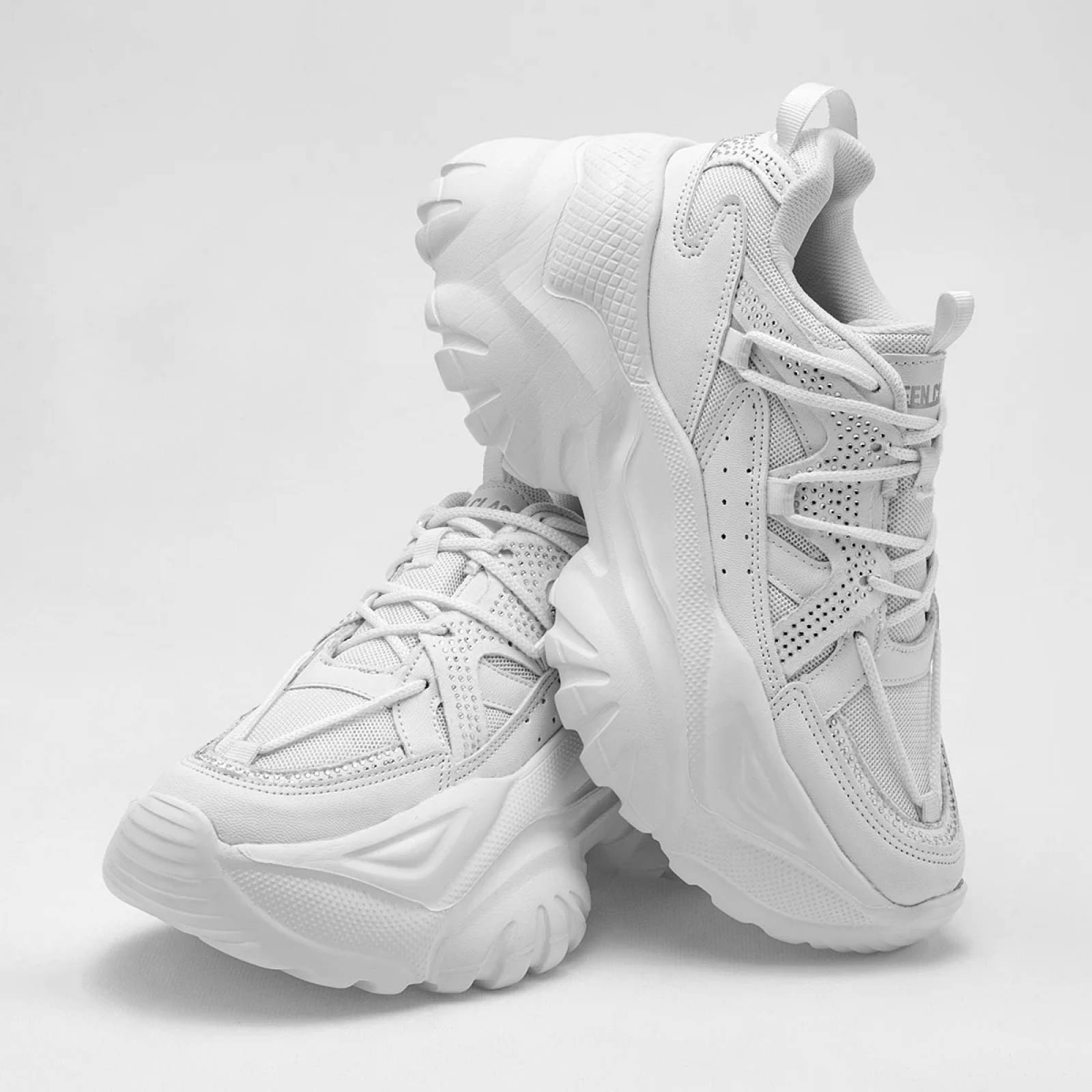 TENIS ESCOLAR CHUNKY de Been class Para Mujer Blanco 17675 T7