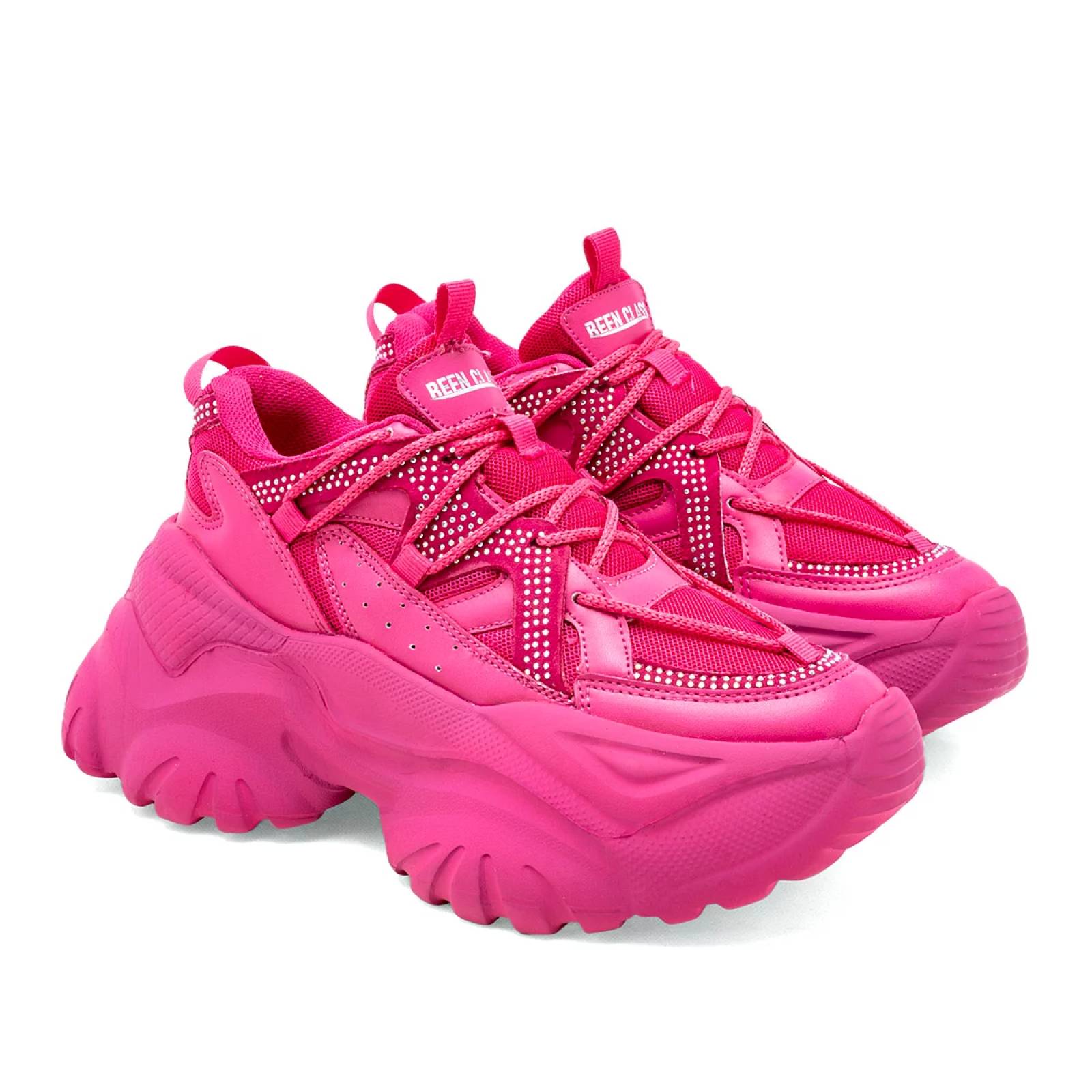 TENIS CHUNKY de Been class Para Mujer Rosa 17675 T7