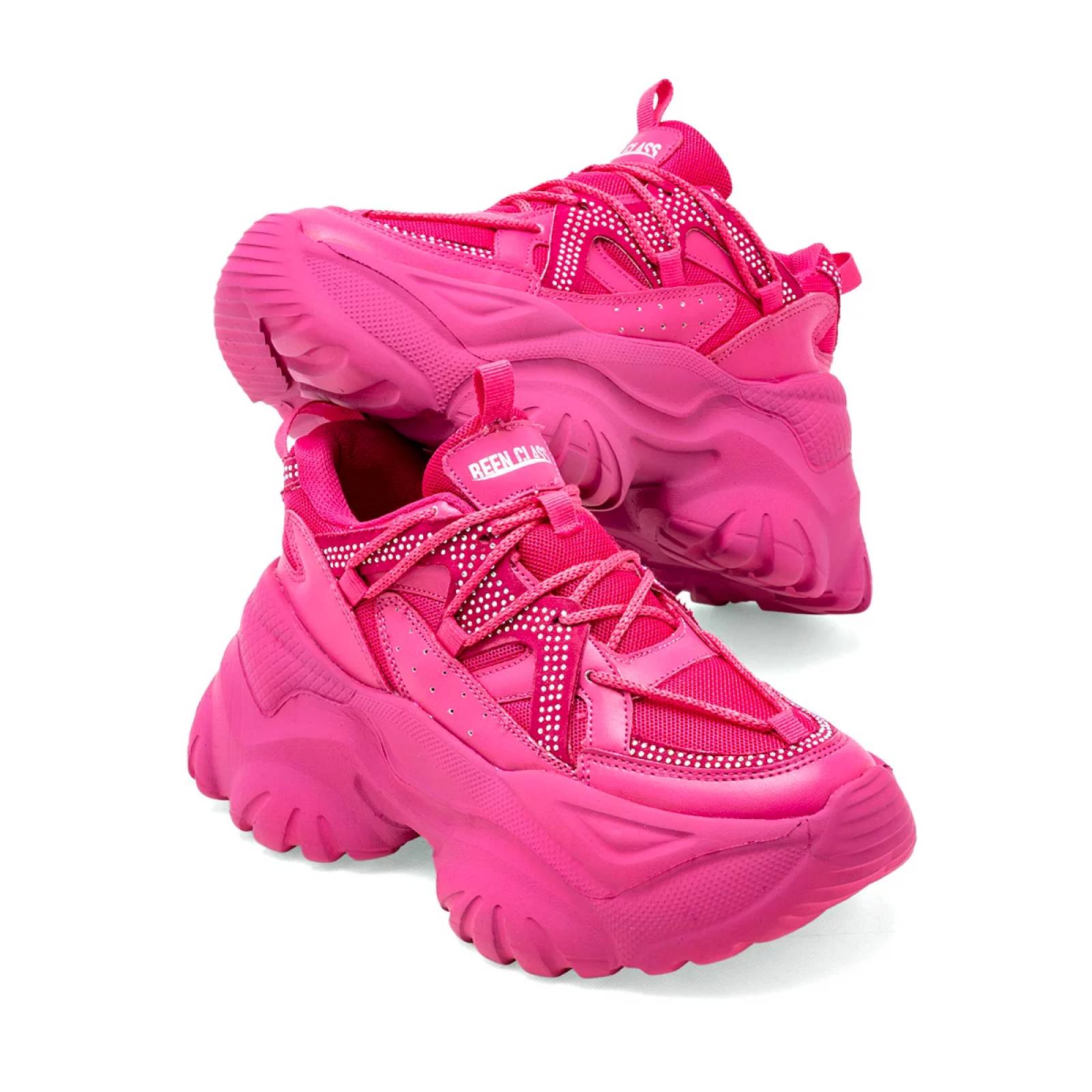 TENIS CHUNKY de Been class Para Mujer Rosa 17675 T7