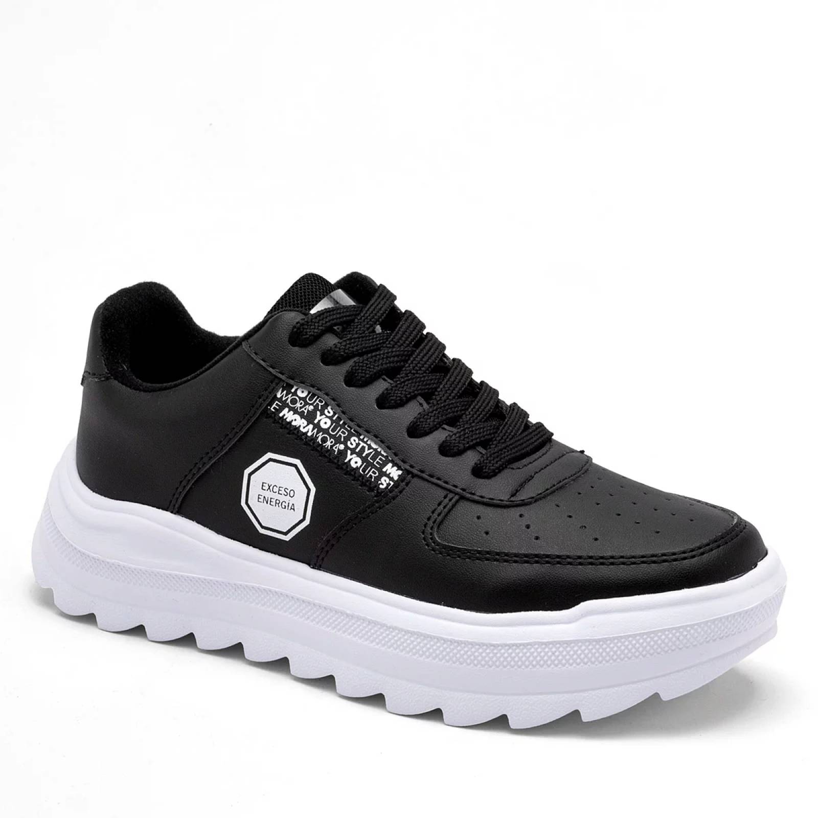 TENIS CHUNKY de Moramora Para Mujer Negro 194A0161W T7