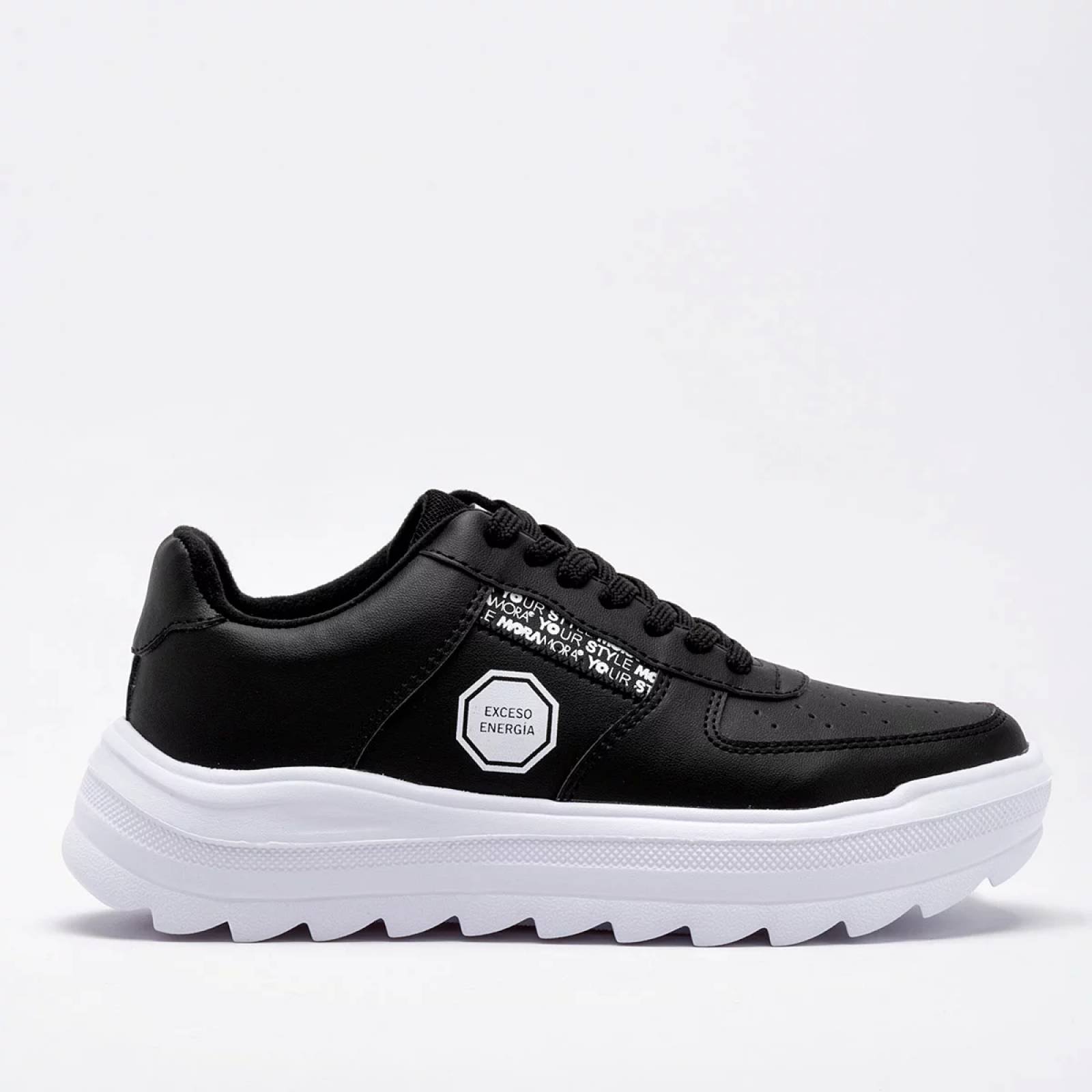 TENIS CHUNKY de Moramora Para Mujer Negro 194A0161W T7