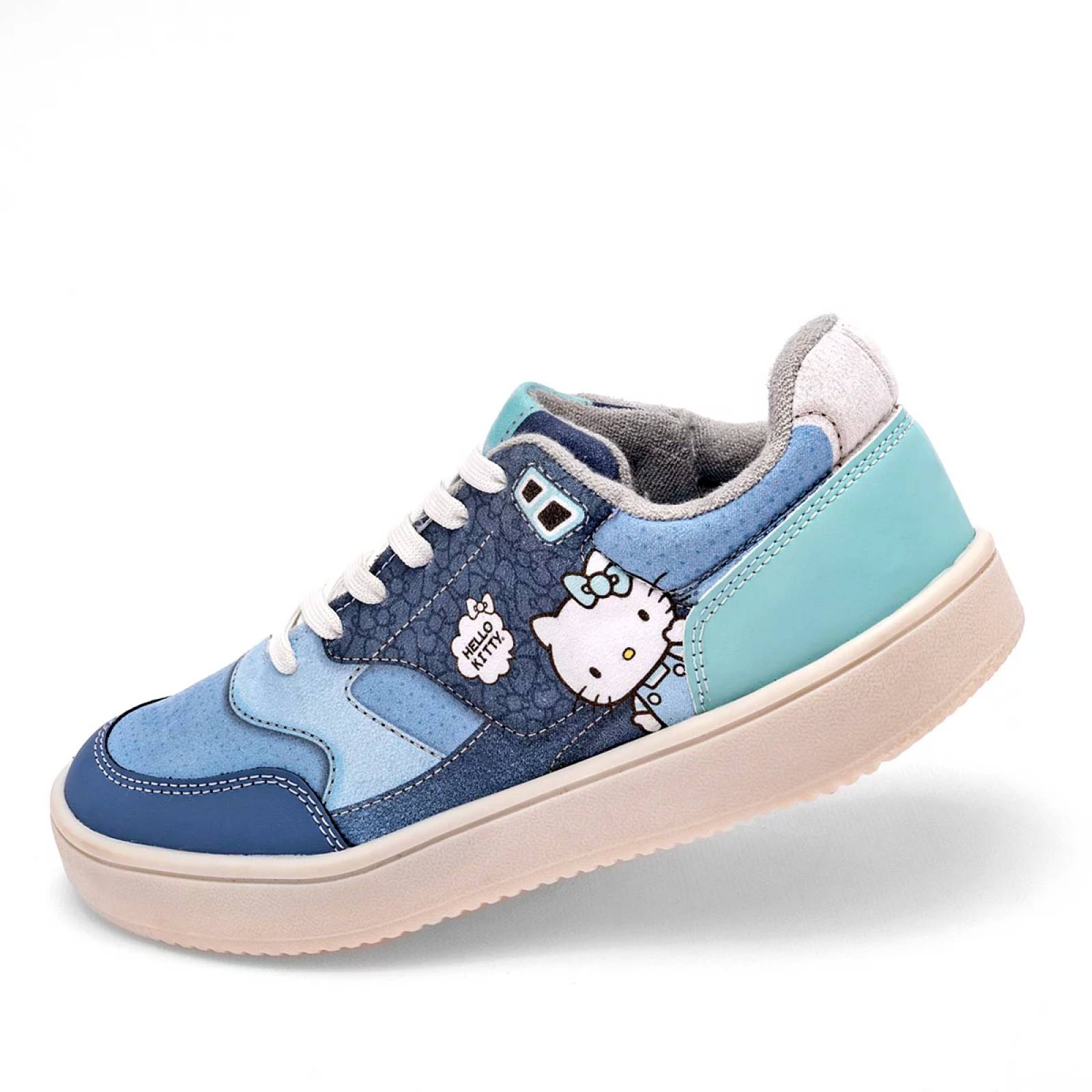 TENIS KITTY de Tenis con imaginacion Para Mujer Azul 3937 T7