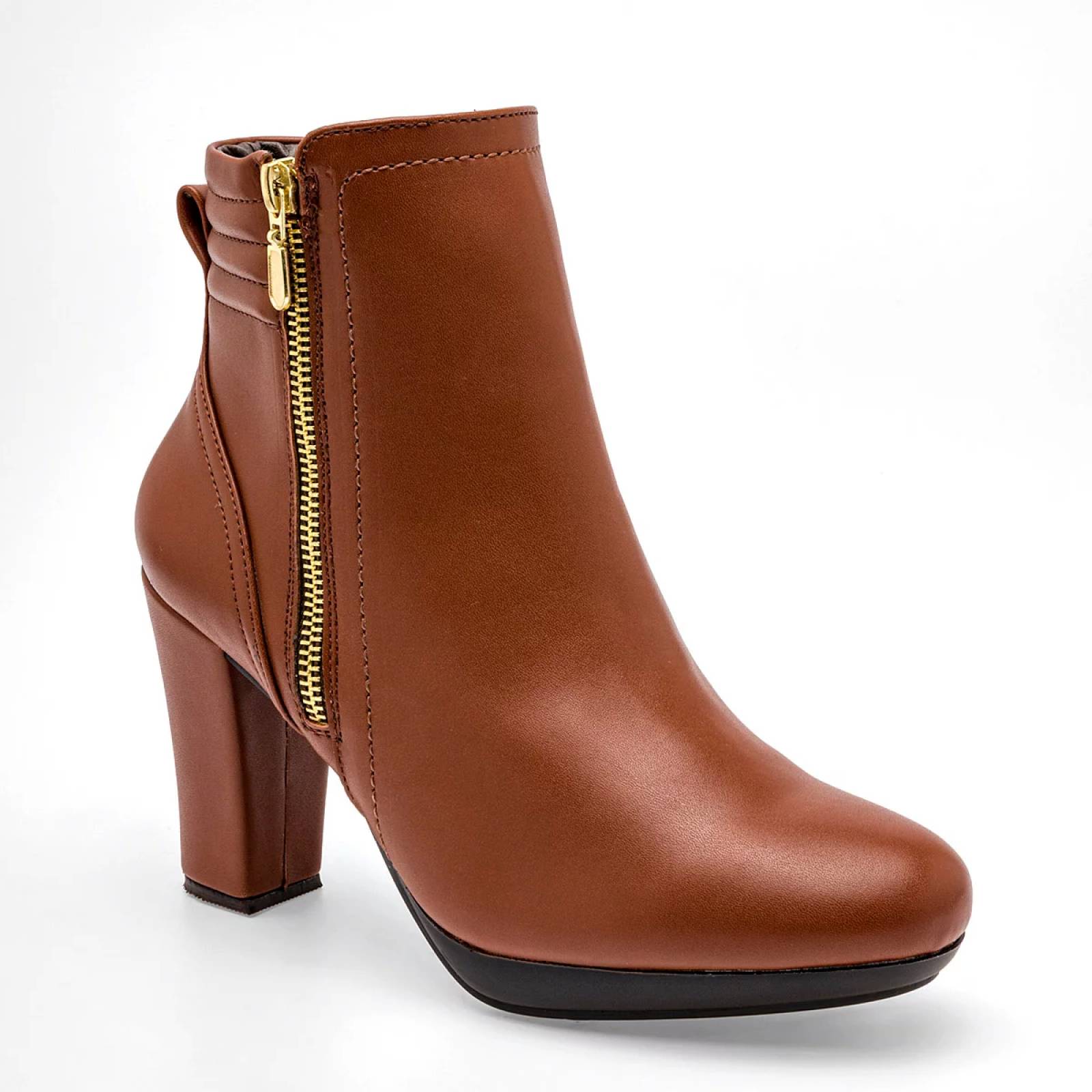 BOTIN CON HEBILLA Y PLATAFORMA de Moramora Para Mujer CAMEL 1061650 T7