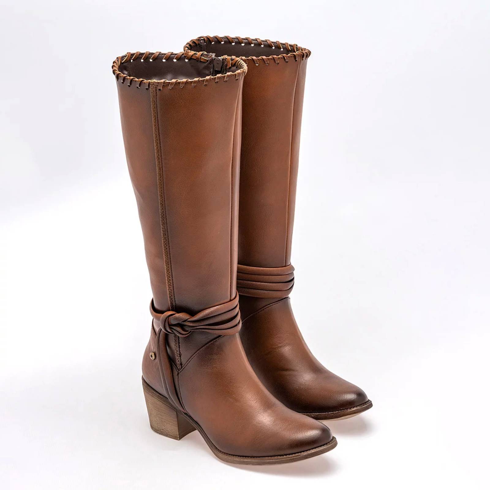 BOTA VAQUERA LARGA de Moramora Para Mujer Cafe 110886 T7