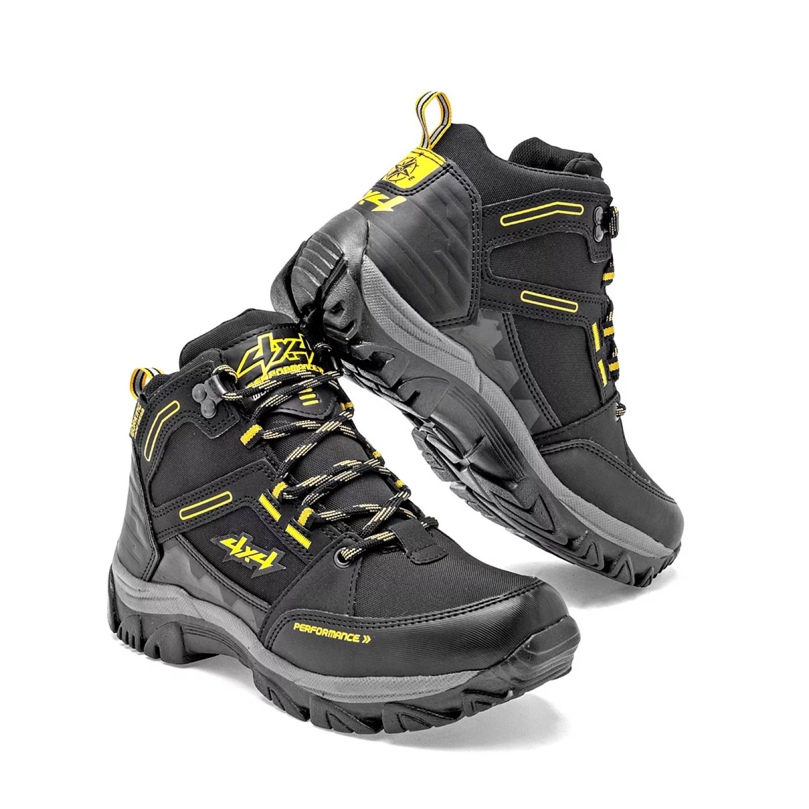 BOTA de 4x4 Para Hombre Negro 7086 T7