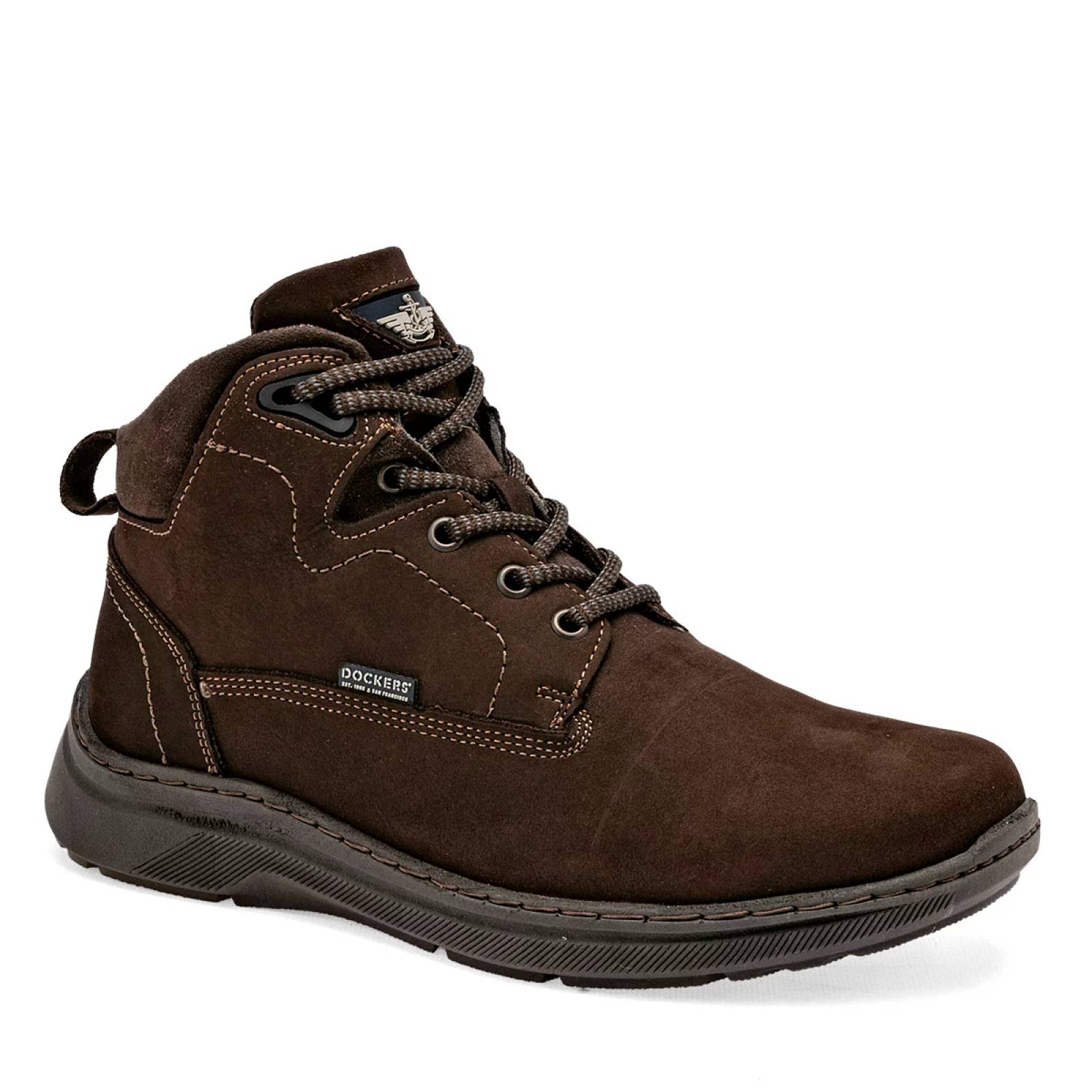 BOTIN de Dockers Para Hombre Cafe D221541 T7