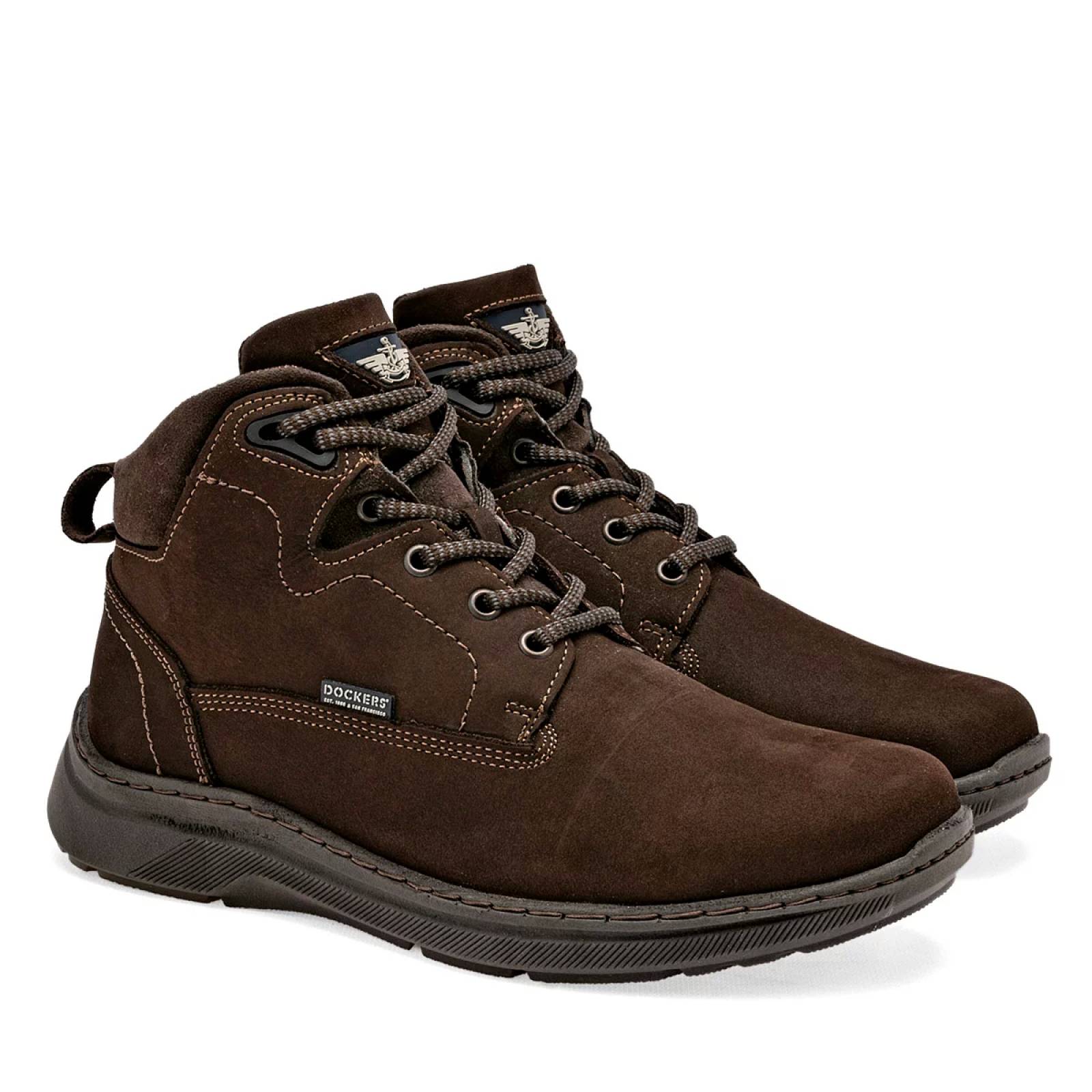 BOTIN de Dockers Para Hombre Cafe D221541 T7