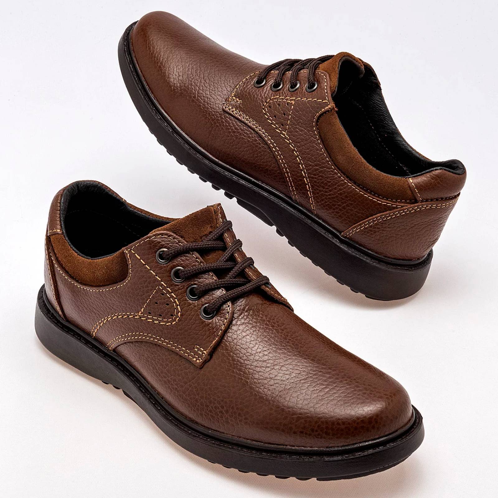 ZAPATO CASUAL de Vandana Para Hombre CAMEL 648 T7