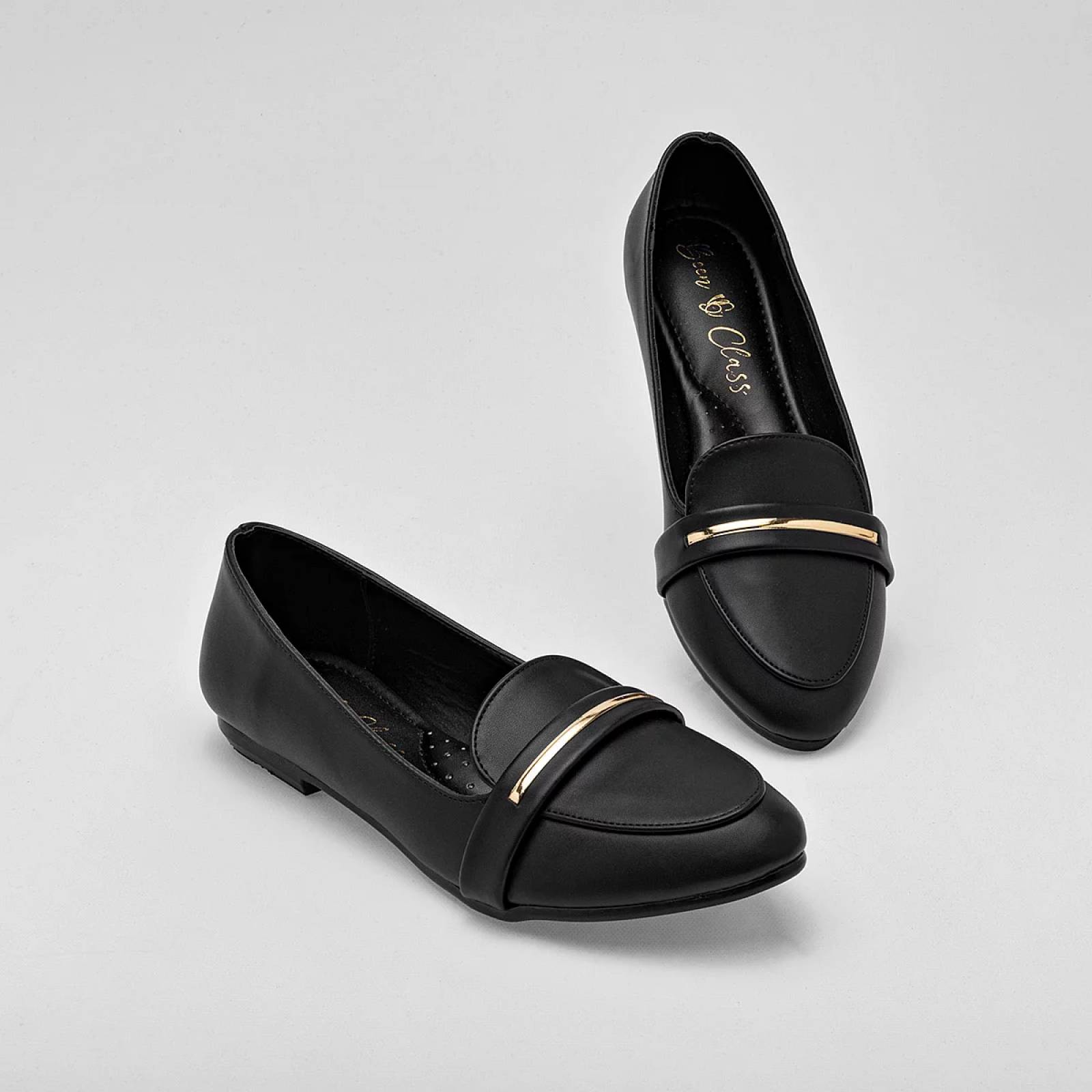 MOCASIN CASUAL de Been class Para Mujer Negro 17425 T7