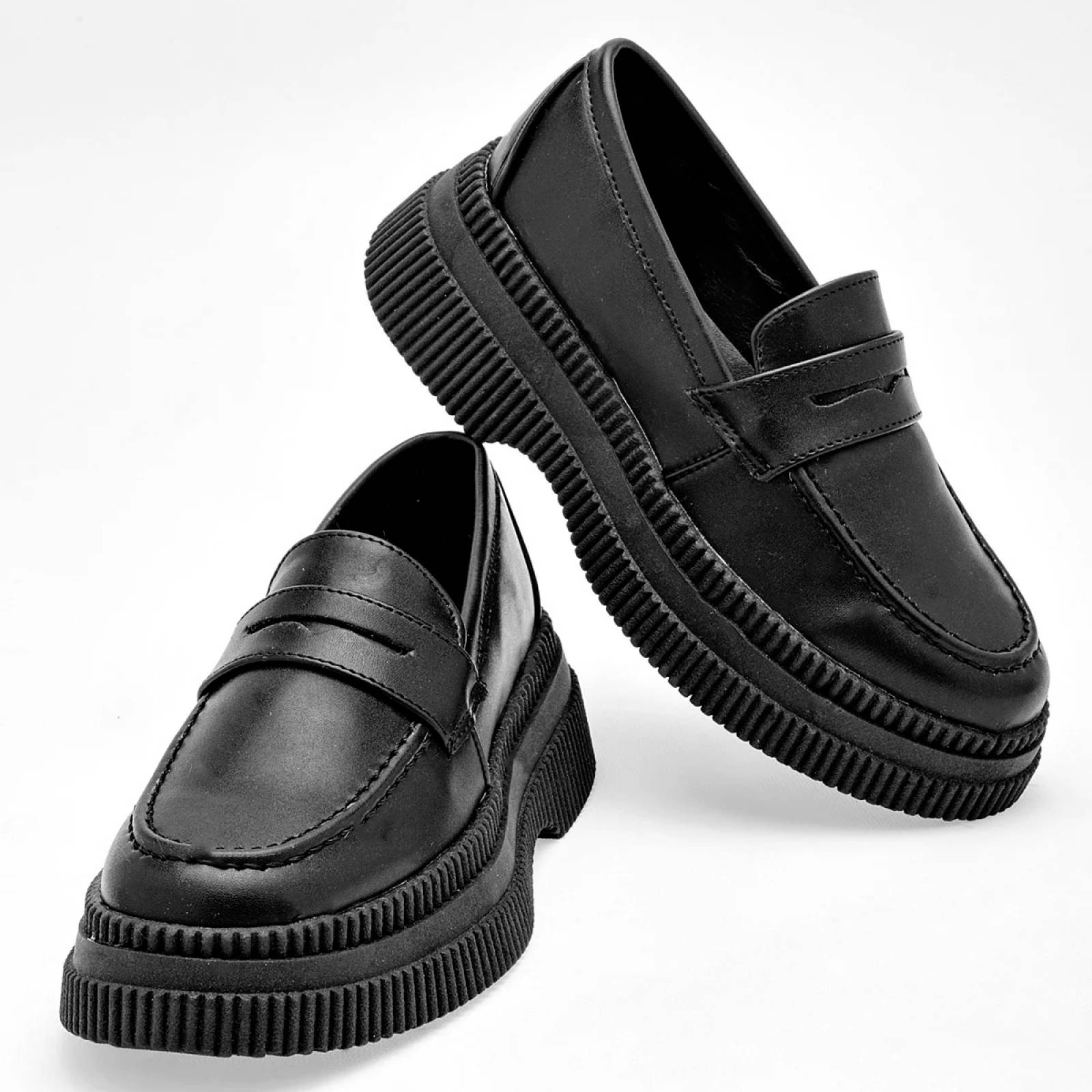 MOCASIN CHUNKY de Celex Para Mujer Negro 6021 T7