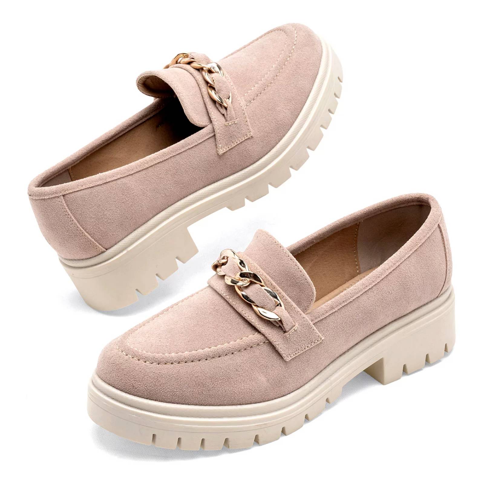 MOCASIN GAMUZA de Lady one Para Mujer Rosa AB9375 T7