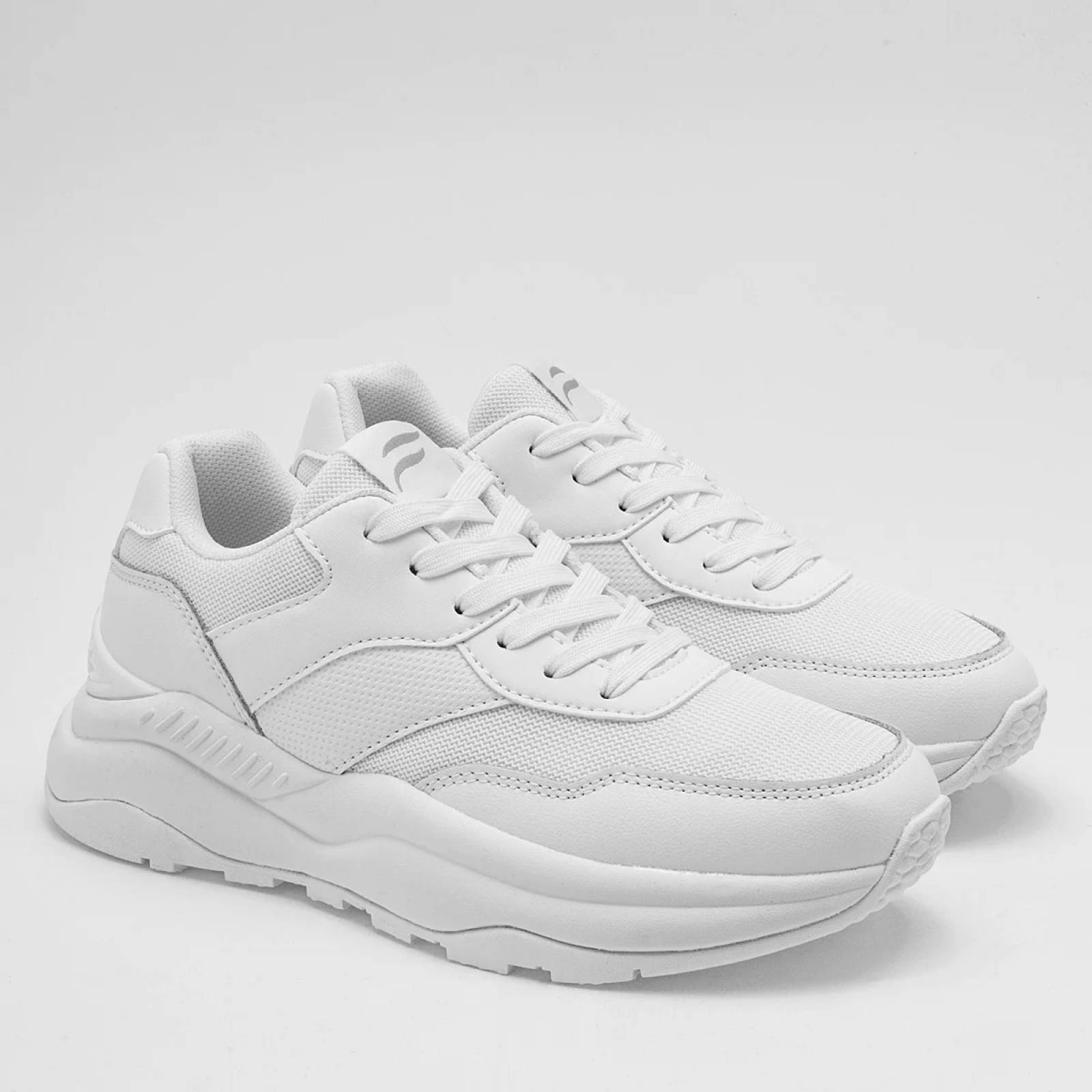 TENIS ESCOLAR CHUNKY de Flexi Para Mujer Blanco 124902 T7