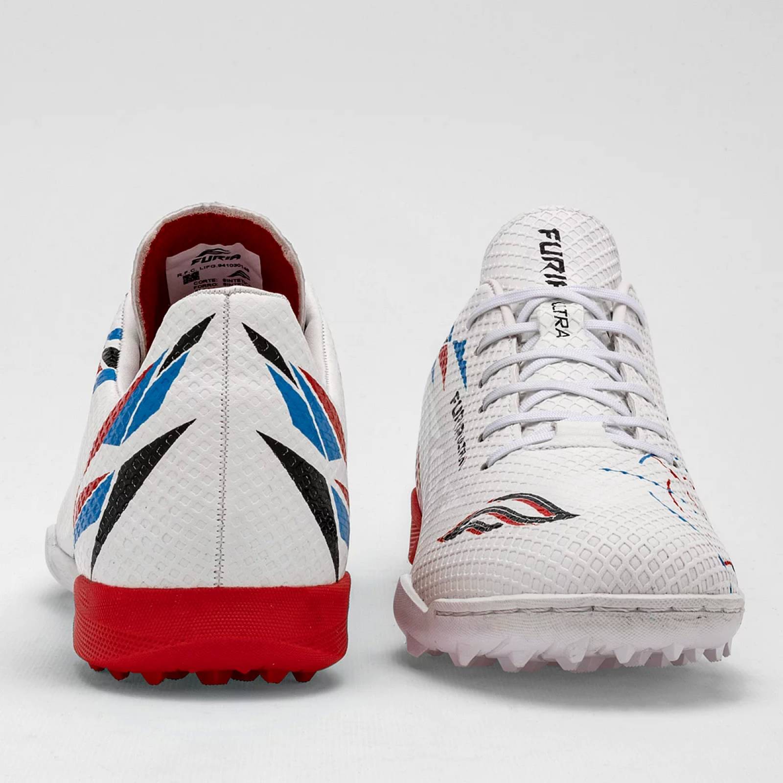 TENIS SOCCER de Furia Para Hombre Blanco 1023M T7