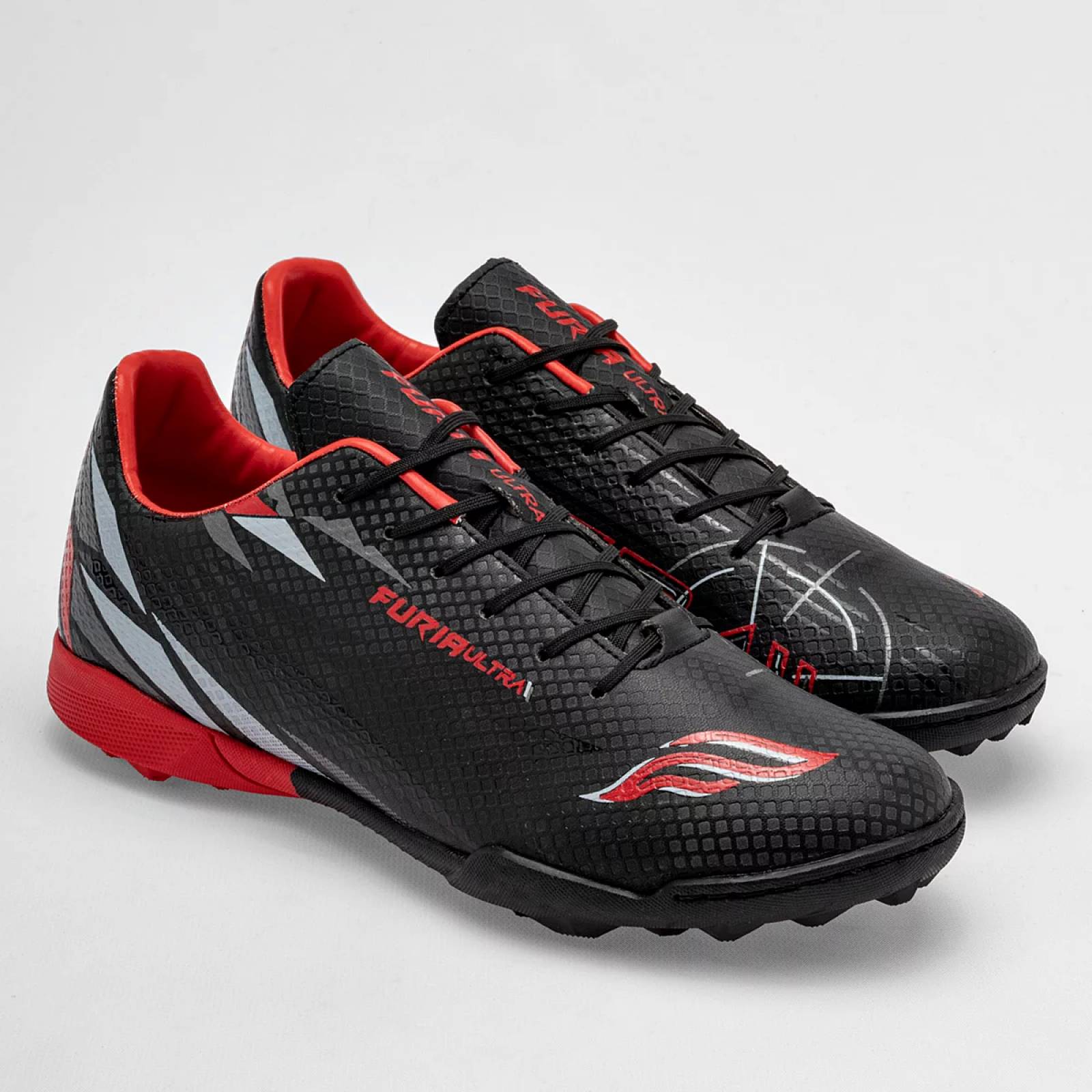 TENIS SOCCER de Furia Para Hombre Negro 1023M T7