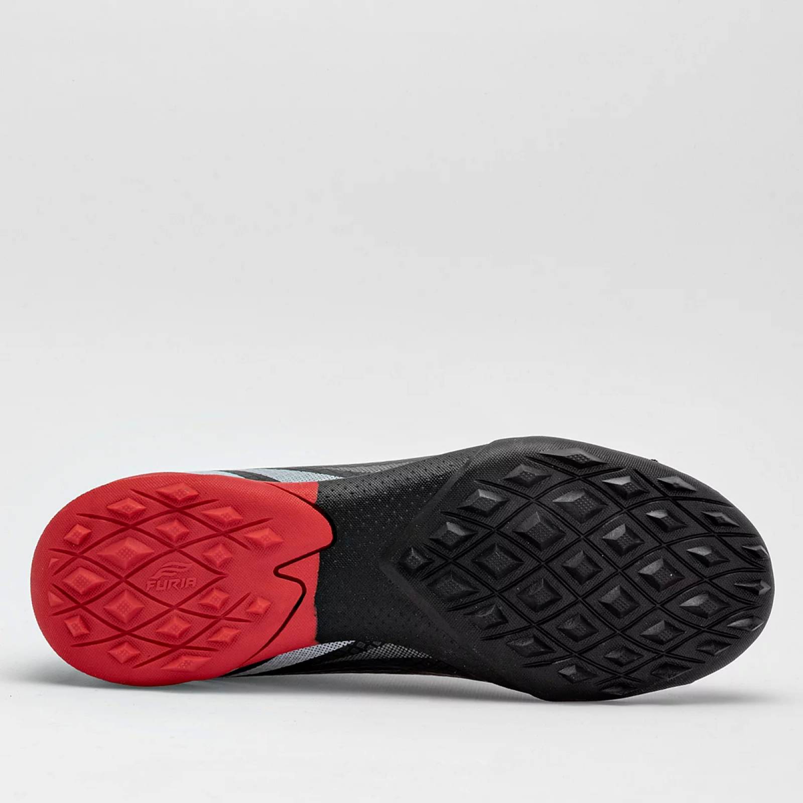 TENIS SOCCER de Furia Para Hombre Negro 1023M T7