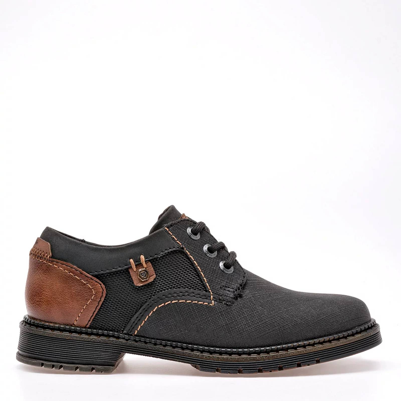 Negro Total Zapato casual para hombre