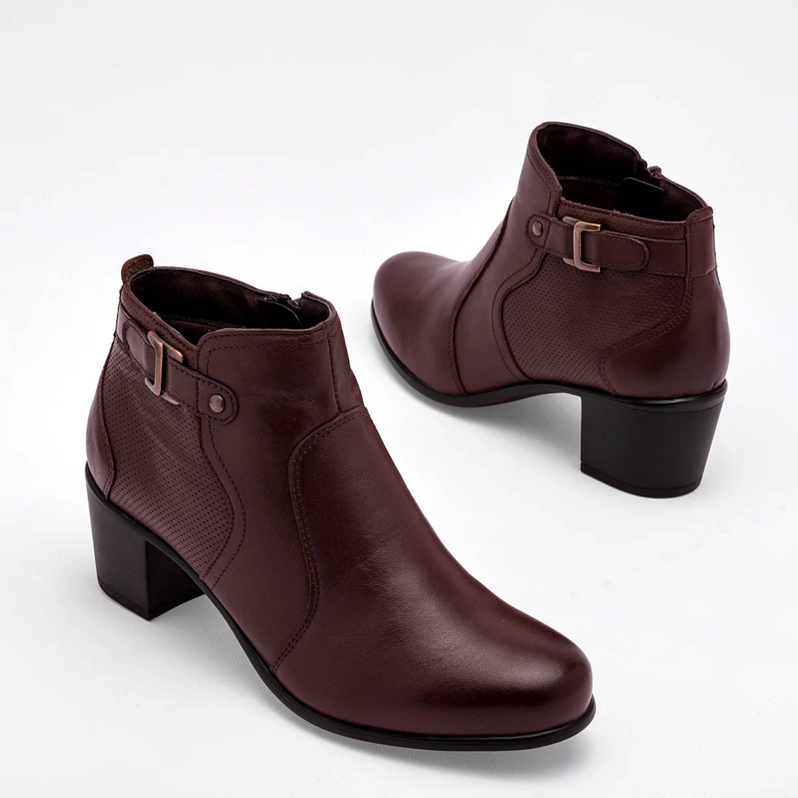 BOTIN CON HEBILLA de Flexi Para Mujer Cafe 110407 T7