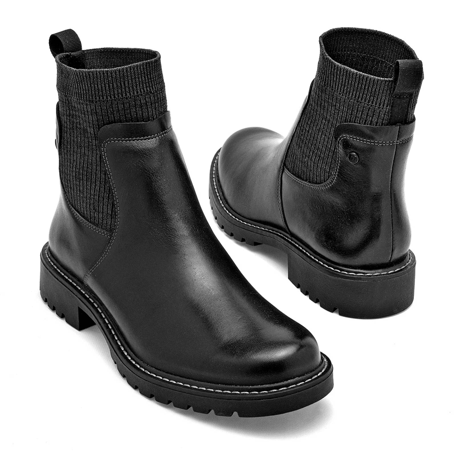 BOTA ESCOLAR de Flexi Para Mujer Negro 37821 T7