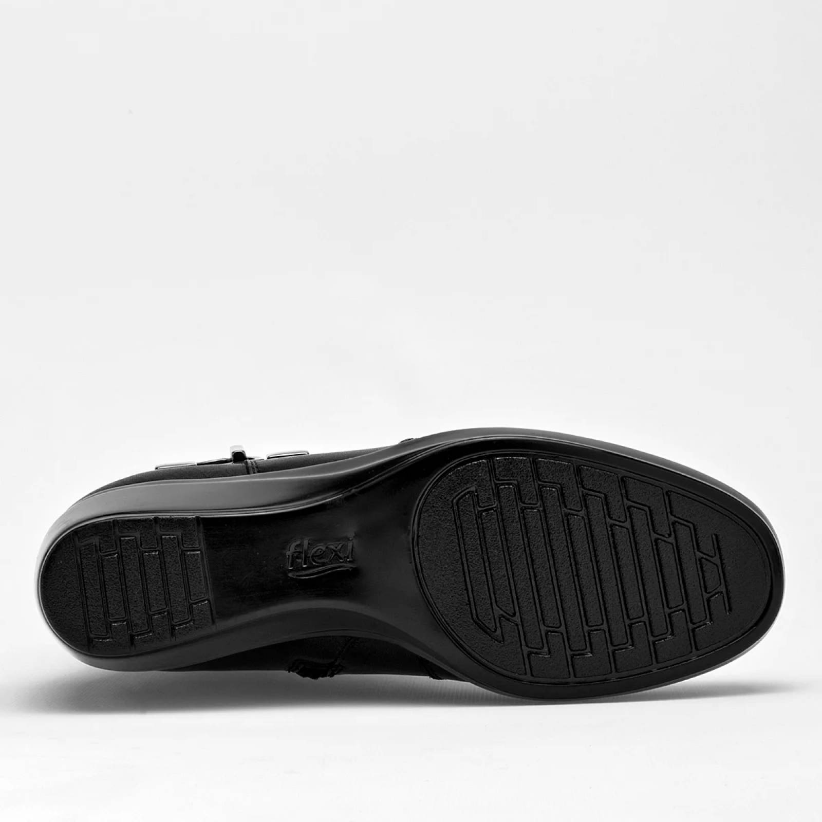 BOTA CON CIERRE Y  PLATAFORMA de Flexi Para Mujer Negro 45232 T7