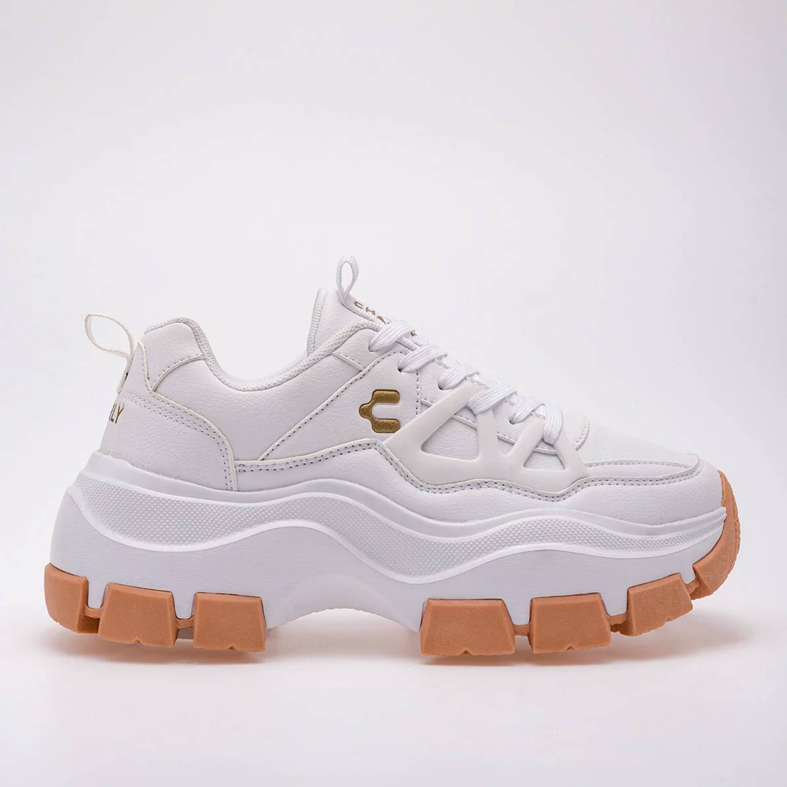 TENIS ESCOLAR CHUNKY de Charly Para Mujer Blanco 1059406002 T7