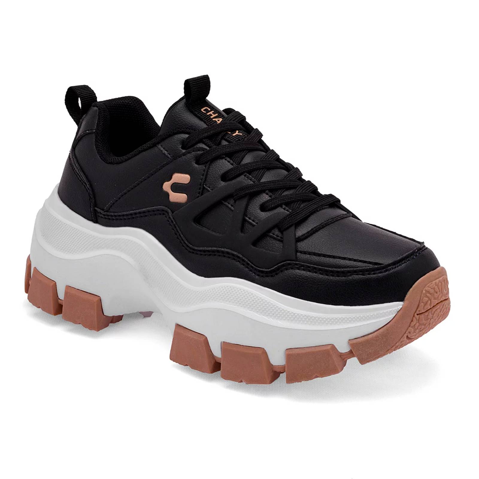 Fashion tenis chunky negro