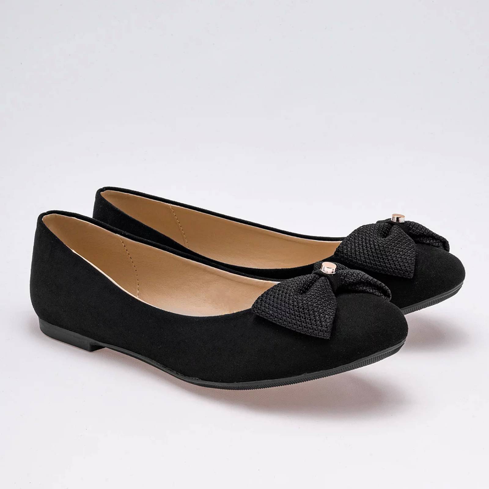 FLATS MOÑOS de Been class Para Mujer Negro 17361 T7