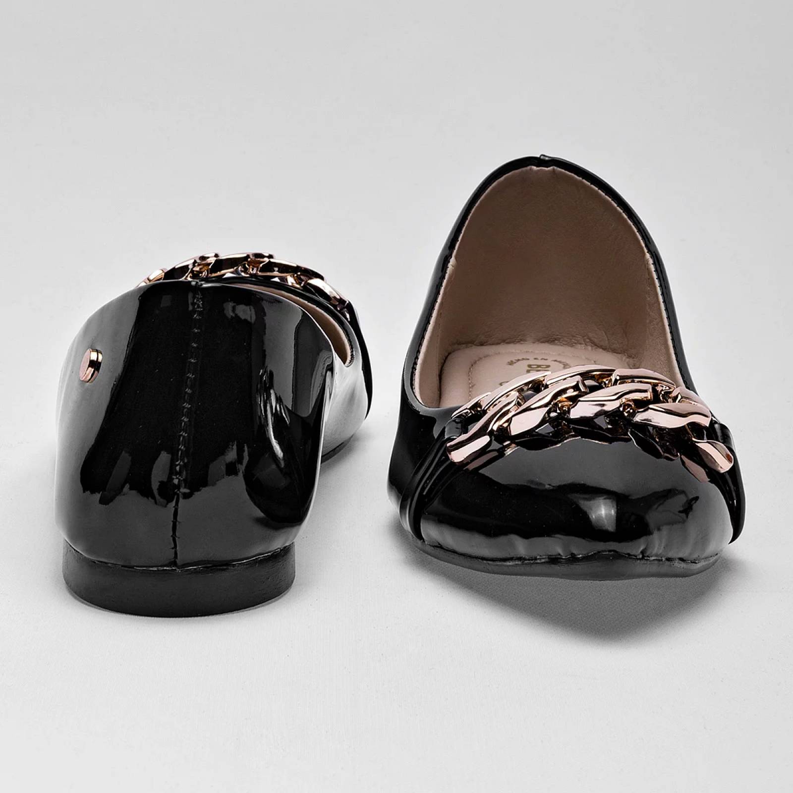 FLATS  de Been class Para Mujer Negro 17533 T7